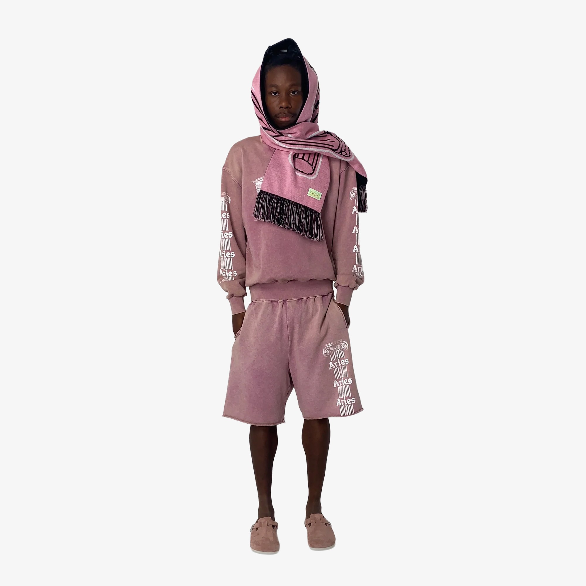 Aged Ancient Column Sweat 'Pink'