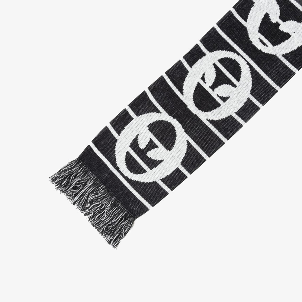 No Problemo Striped Scarf 'Black'