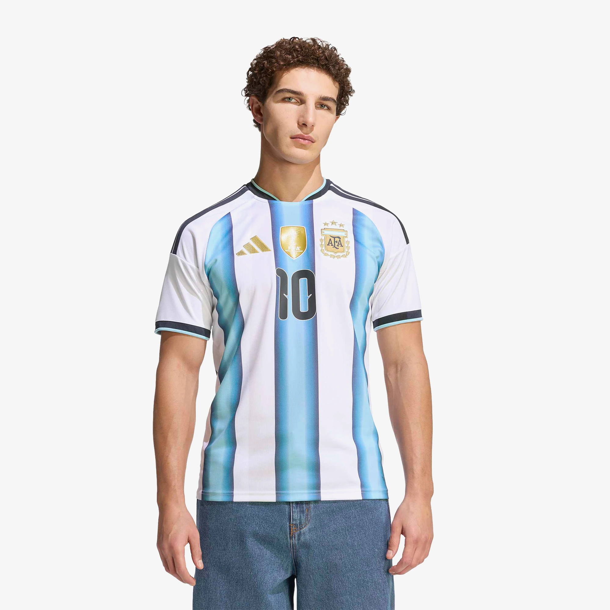 Argentina 26 Home Messi Jersey 'Icy Blue'