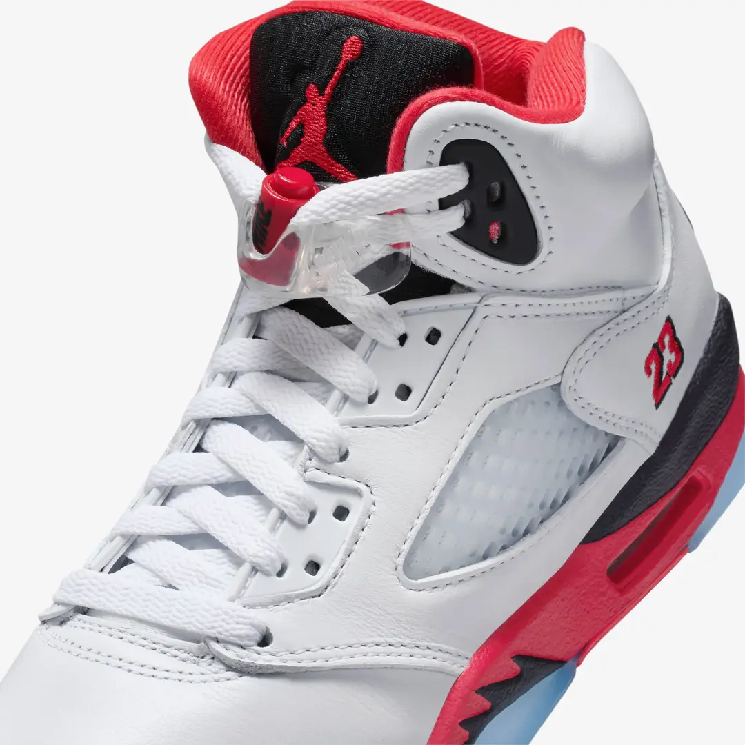 Air Jordan 5 Retro OG 'Fire Red Black Tongue' (GS) - WUNDER