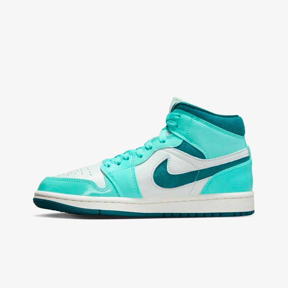 Air Jordan 1 Mid Chenille 'Bleached Turquoise' (W) - WUNDER