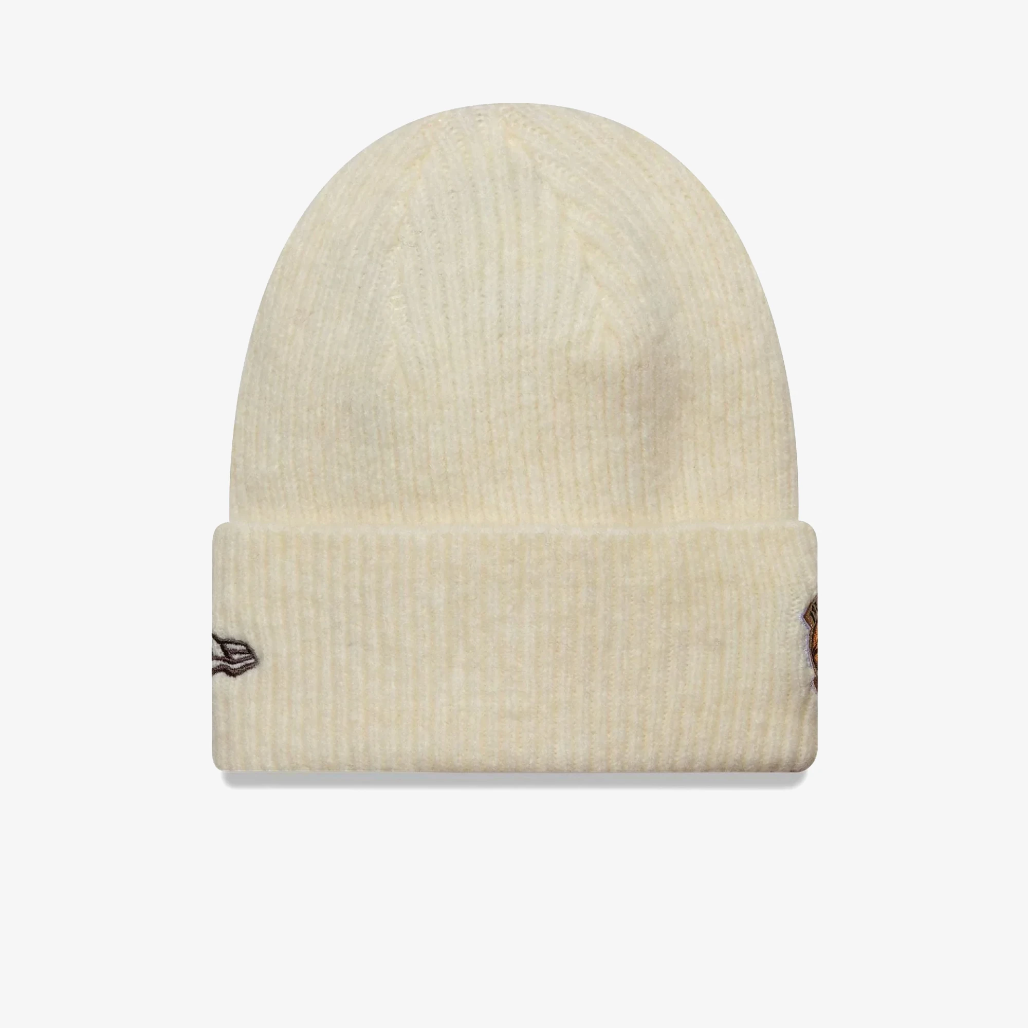 LA Dodgers World Series Cuff Knit Beanie Hat 'Light Beige'