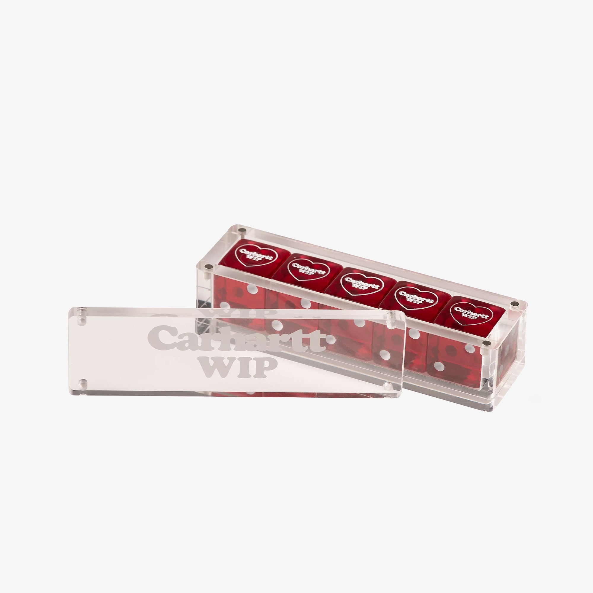 Heart Dice Set 'Scarlet'