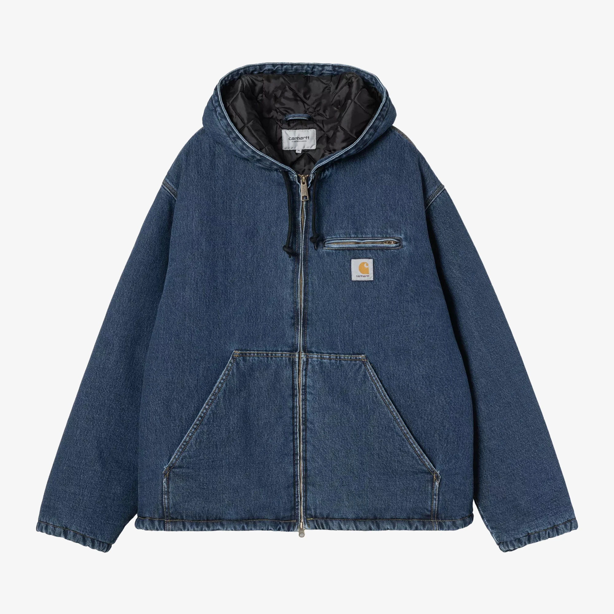 と*と様 Carhartt フード付きネイビージャンパー Carhartt WIP Cleveland Jacket 'Blue' - WUNDER
