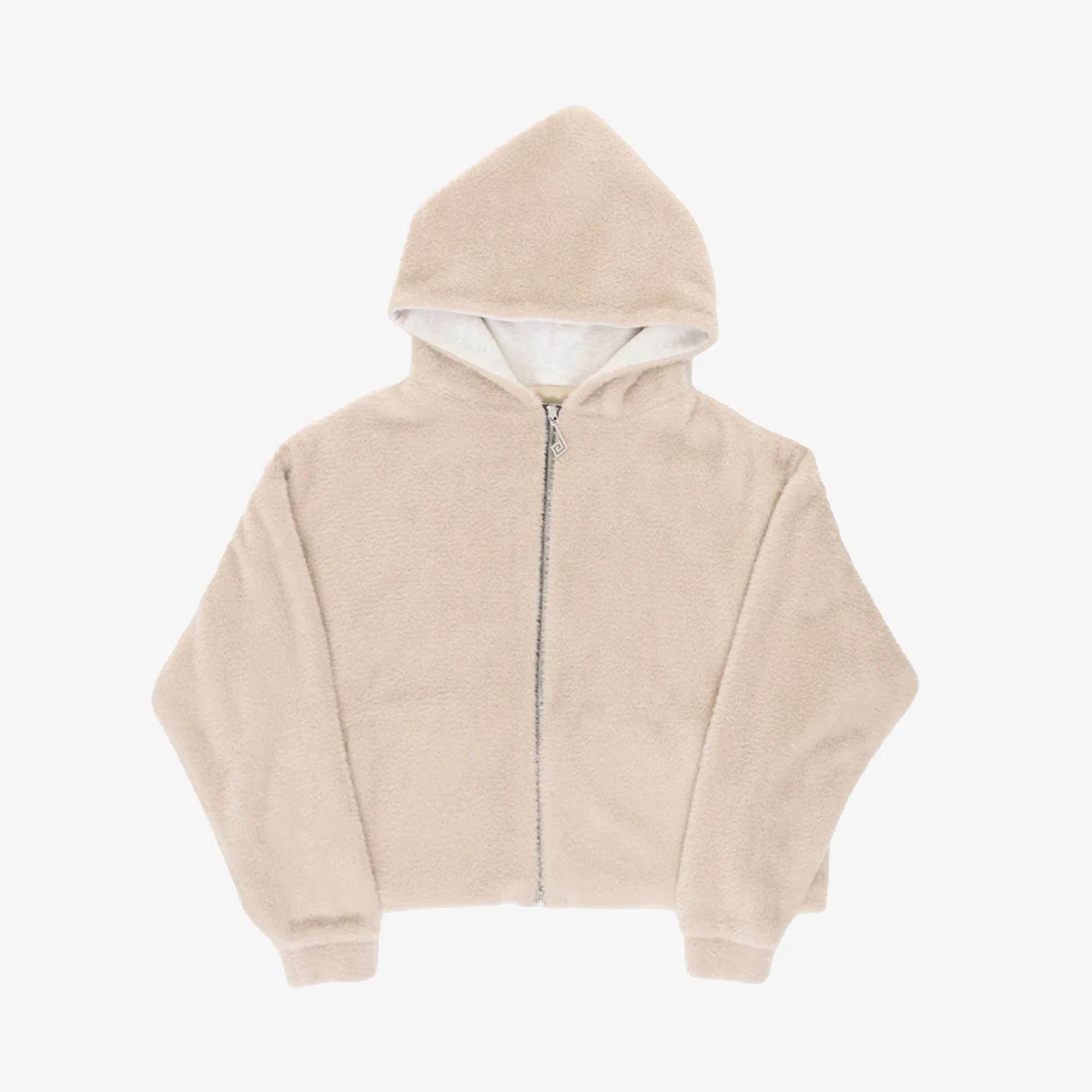 Merino Zip Hoodie 'Beige'