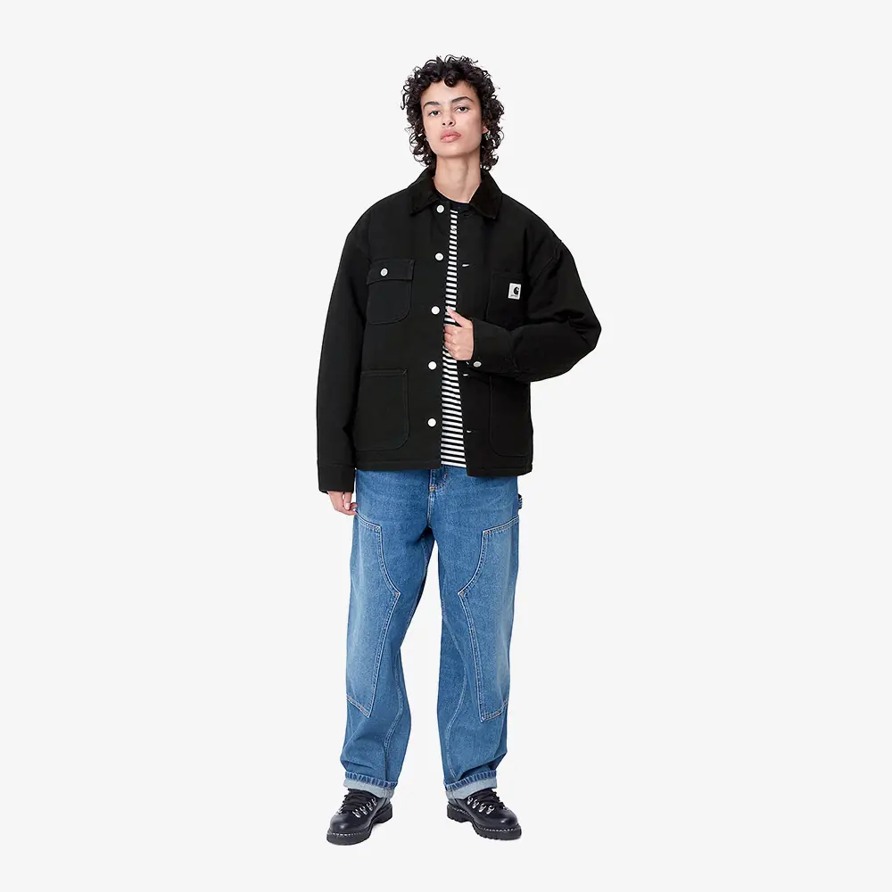 Carhartt WIP W' OG Michigan Coat 'Black Rinsed' - WUNDER
