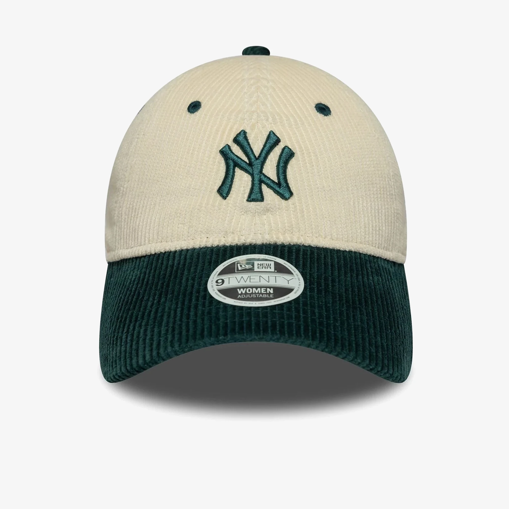 New York Yankees Cord 9TWENTY Adjustable Cap 'Cream Black'