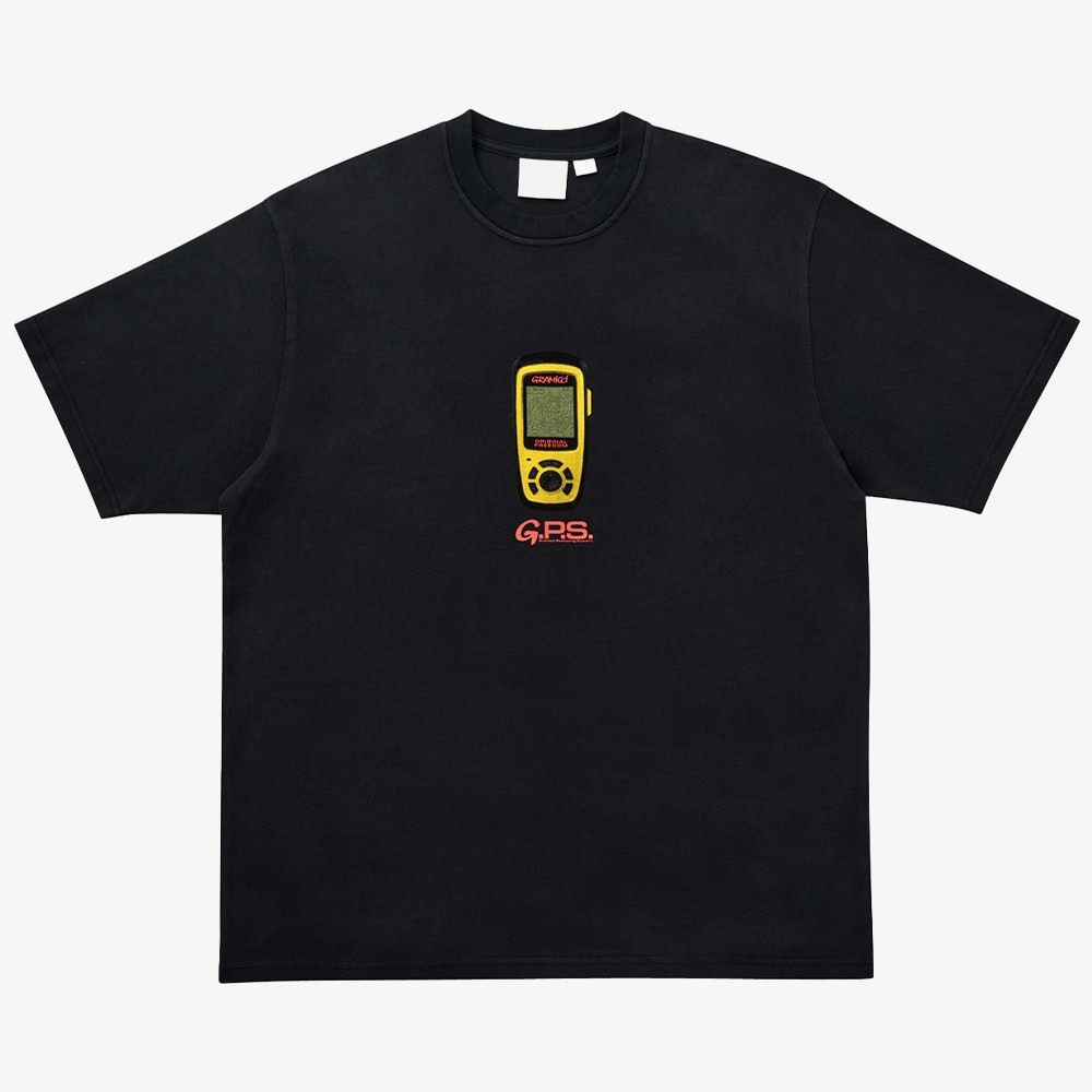 GPS Tee 'Vintage Black'