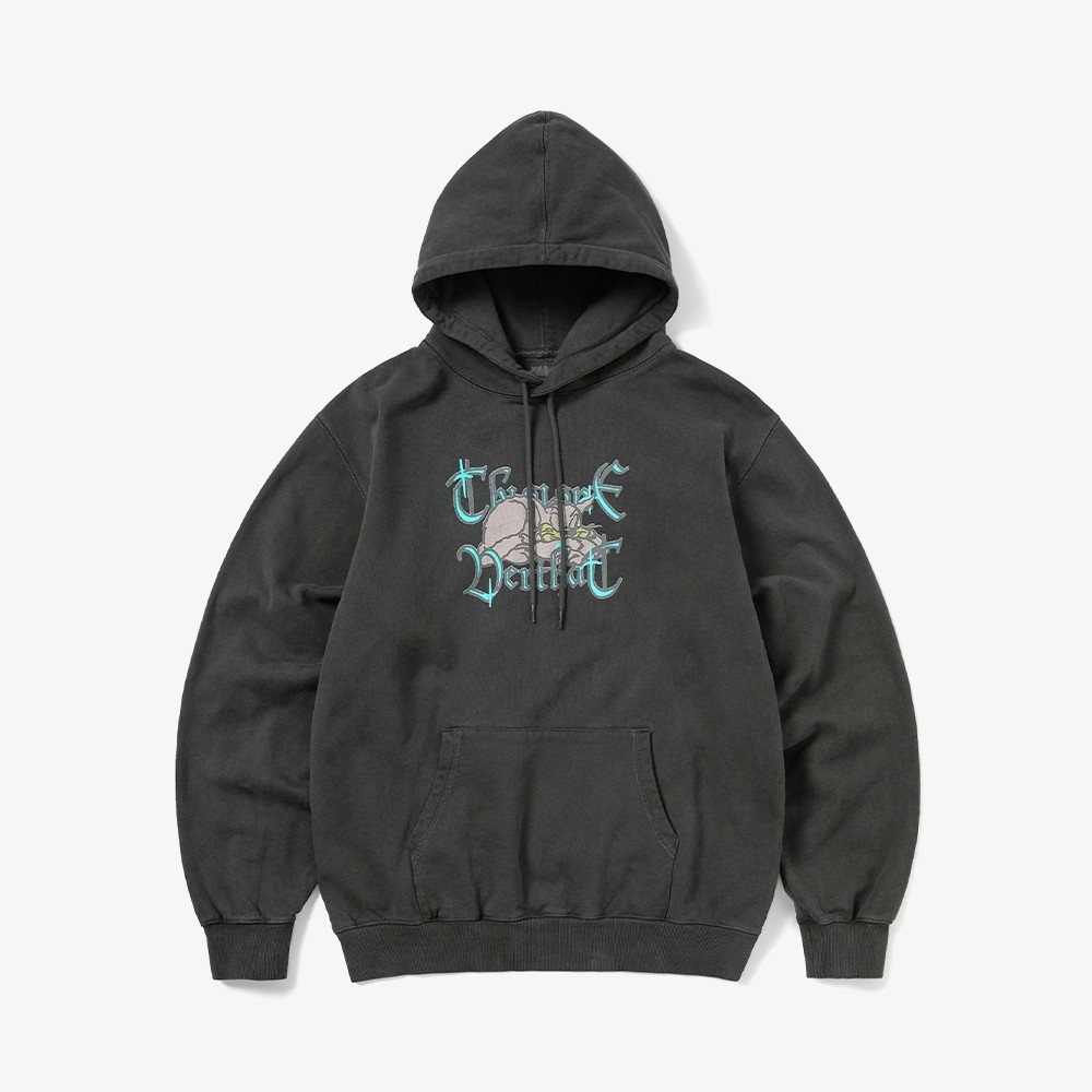 Sleepy Cat Hoodie 'Charcoal'