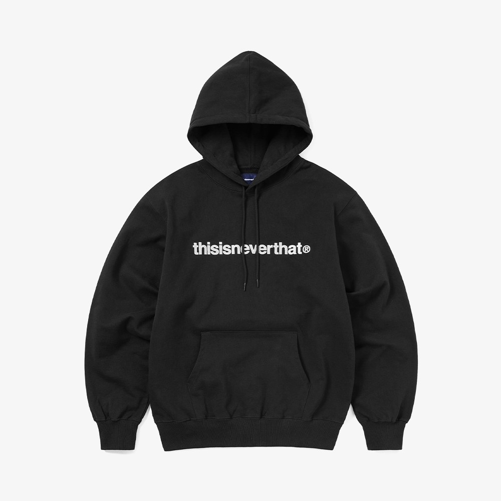 T Logo Hoodie Black