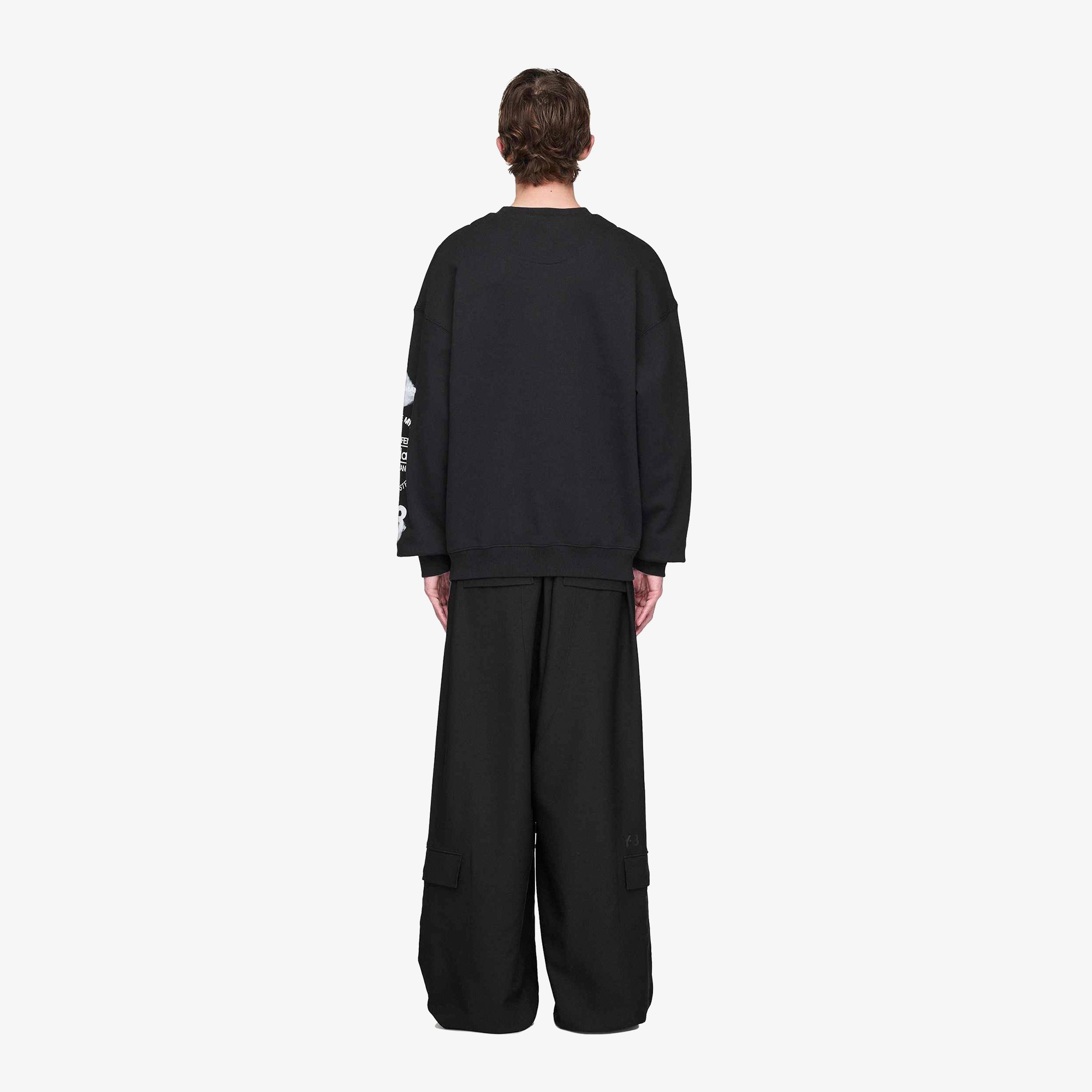 Graphic Crew Sweatshirt 'Black'