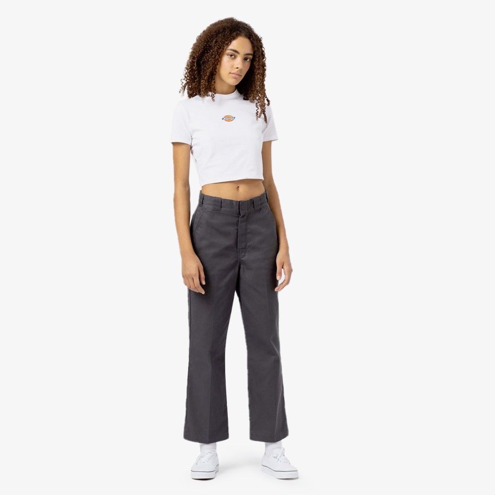 Maple Valley Cropped Tee 'White'