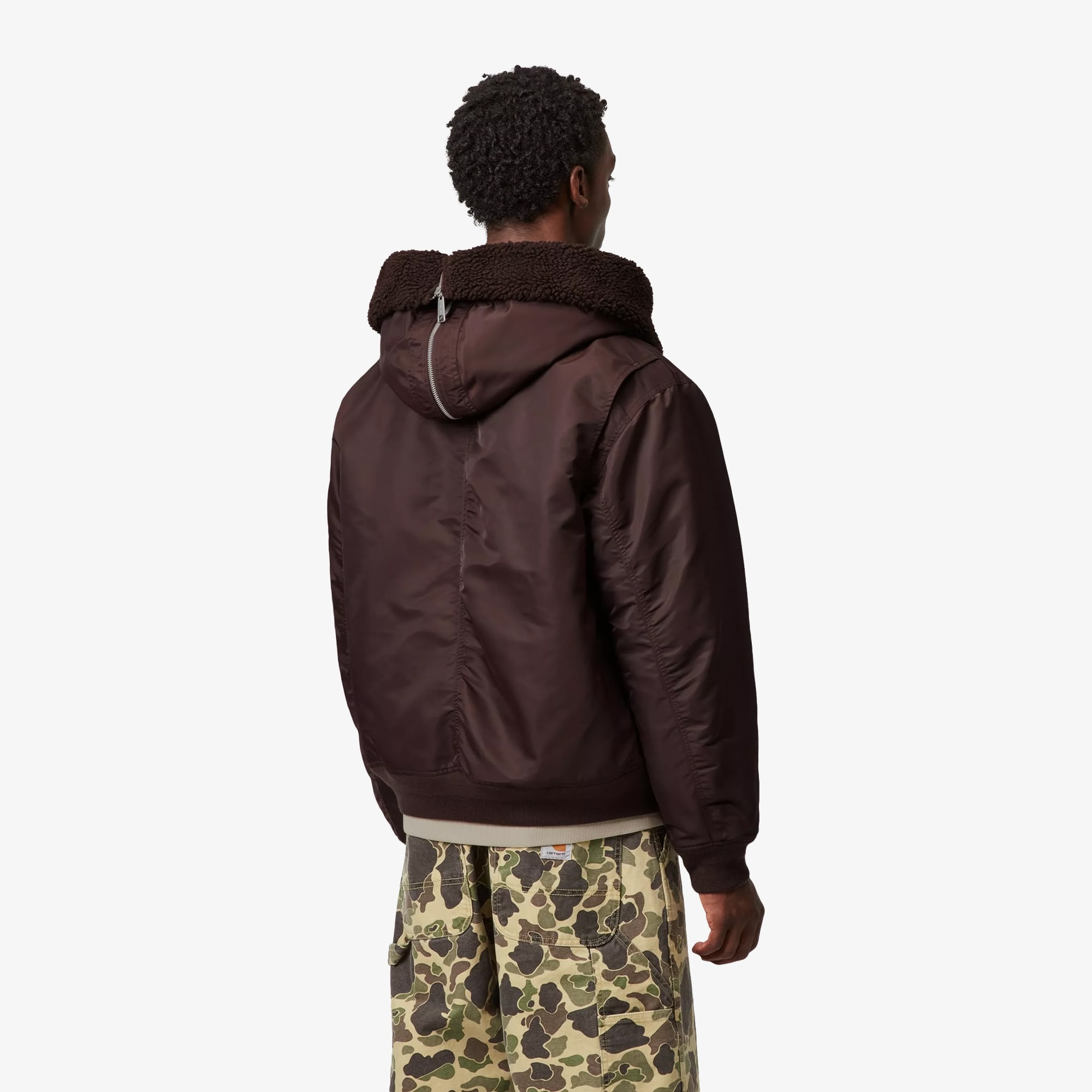 Hooded Oltera Bomber Jacket 'Palisander'