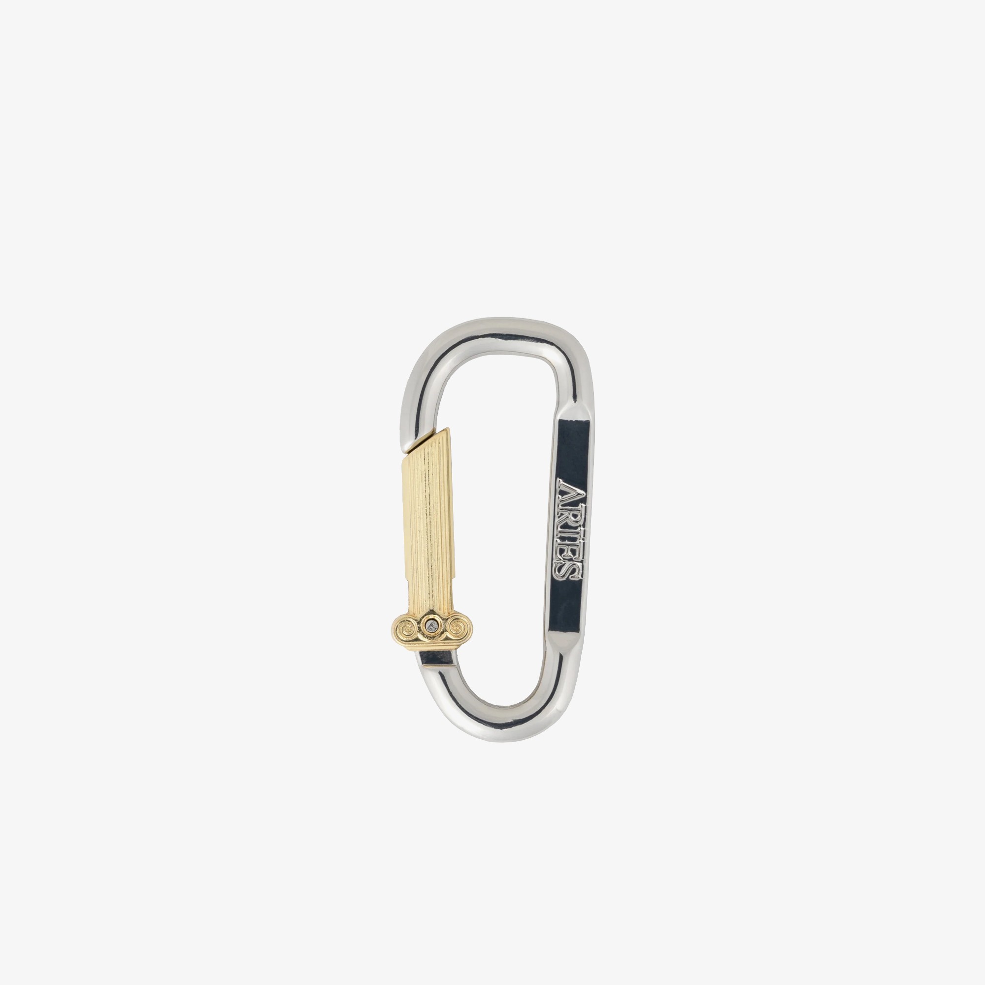 Mini Carabiner Necklace 'Pearl'