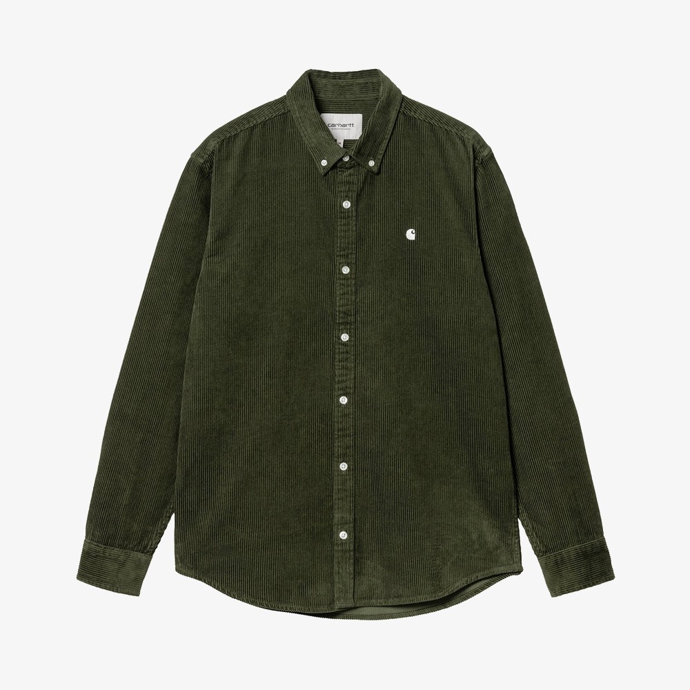 Madison Cord Shirt 'Tarragon'