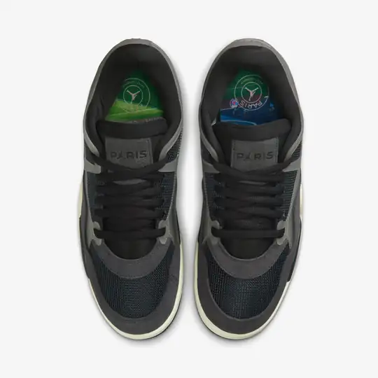 Air Jordan 4 RM x Paris Saint-Germain 'Off Noir' - Görsel 7