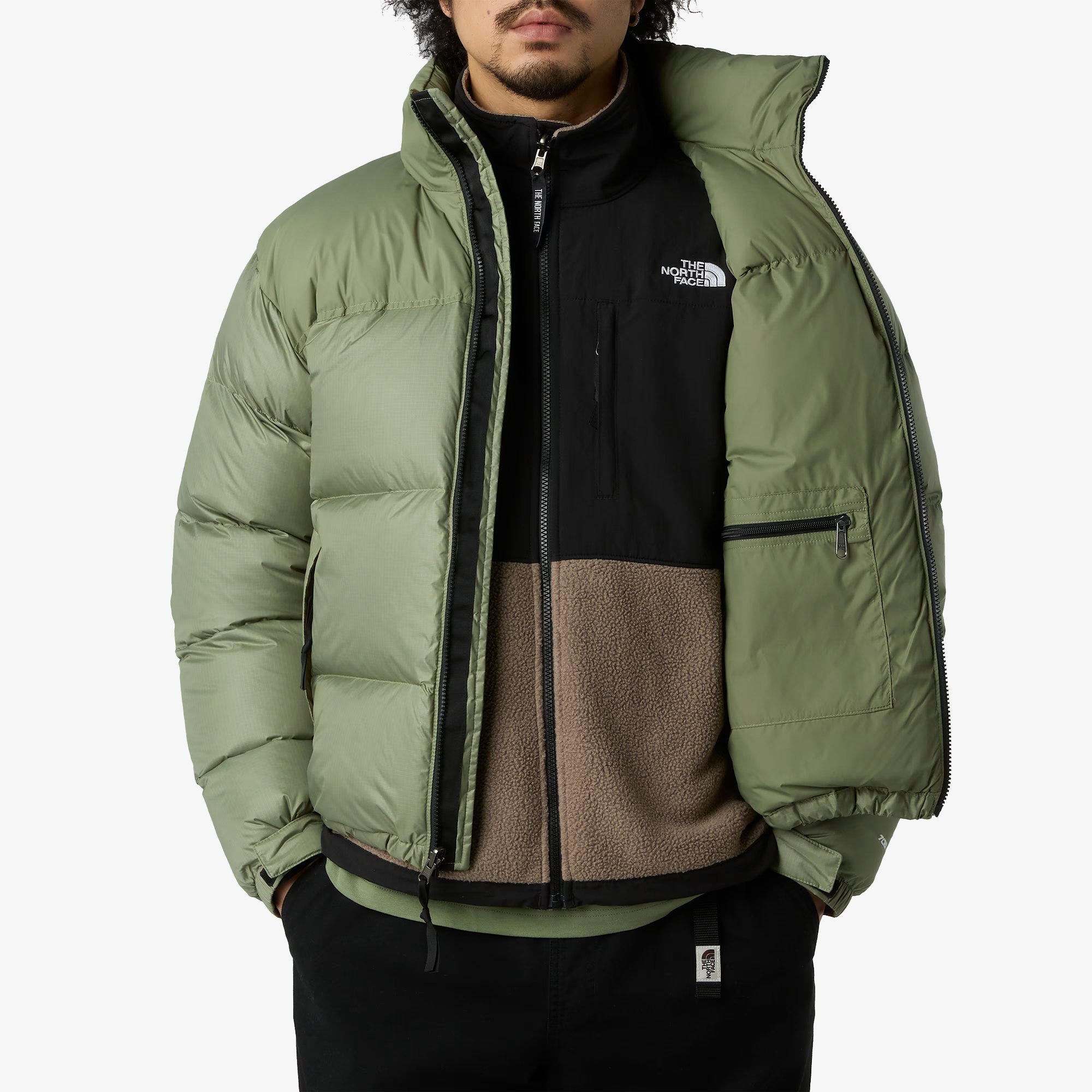 1996 Retro Nuptse Jacket 'Bark Mist'