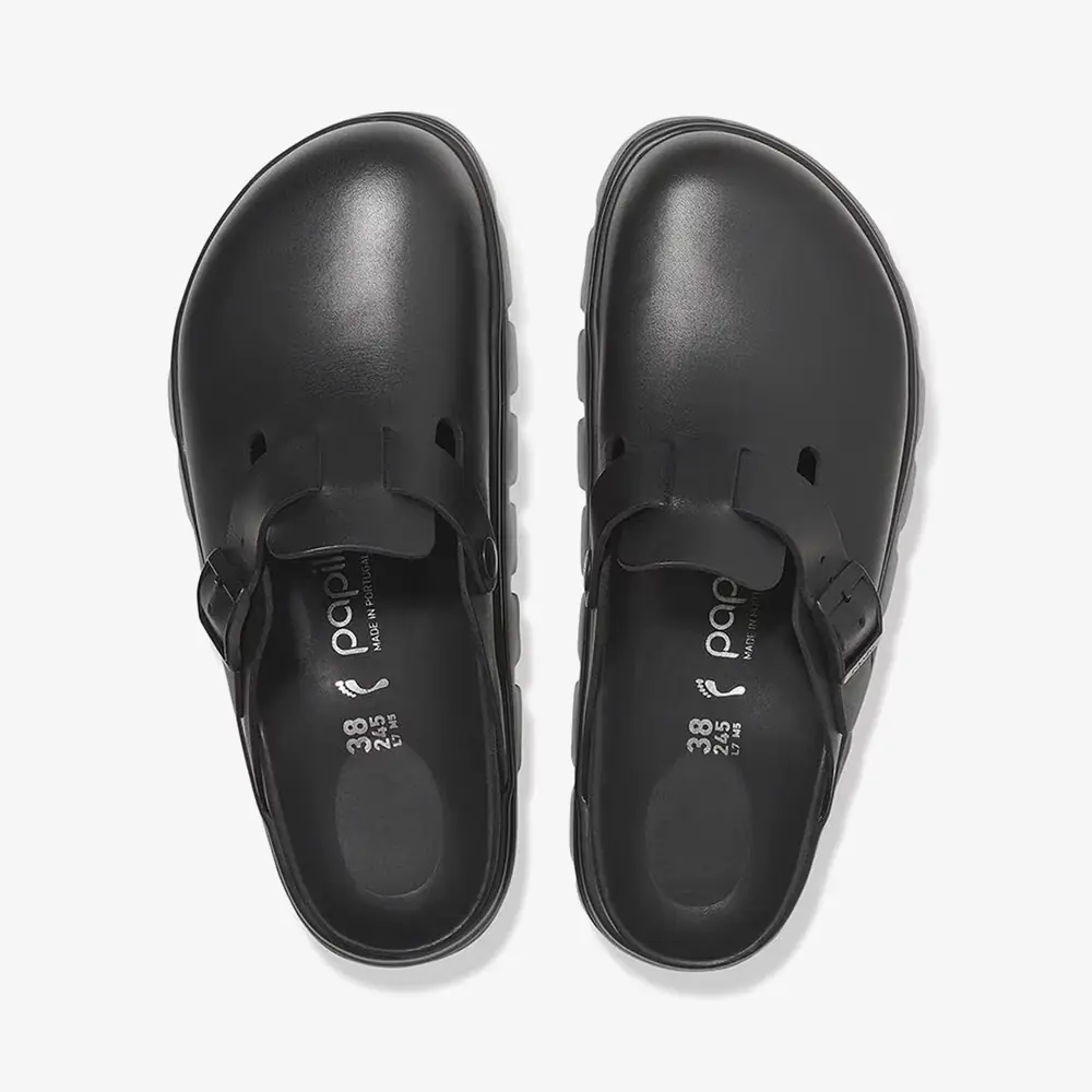 Birkenstock Boston Chunky NL EXQ 'Black' - WUNDER