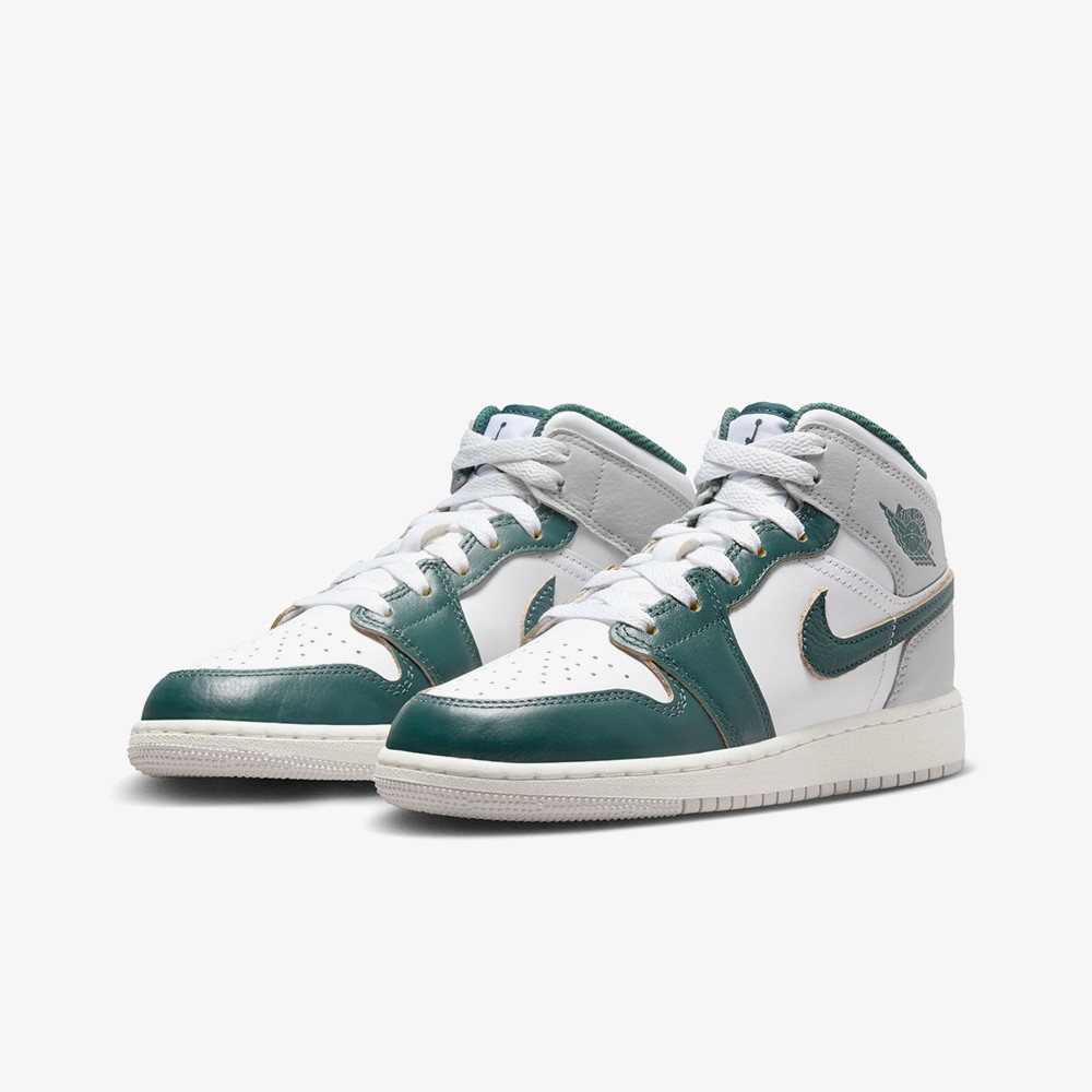 Air Jordan 1 Mid SE 'Oxidized Green' (GS)