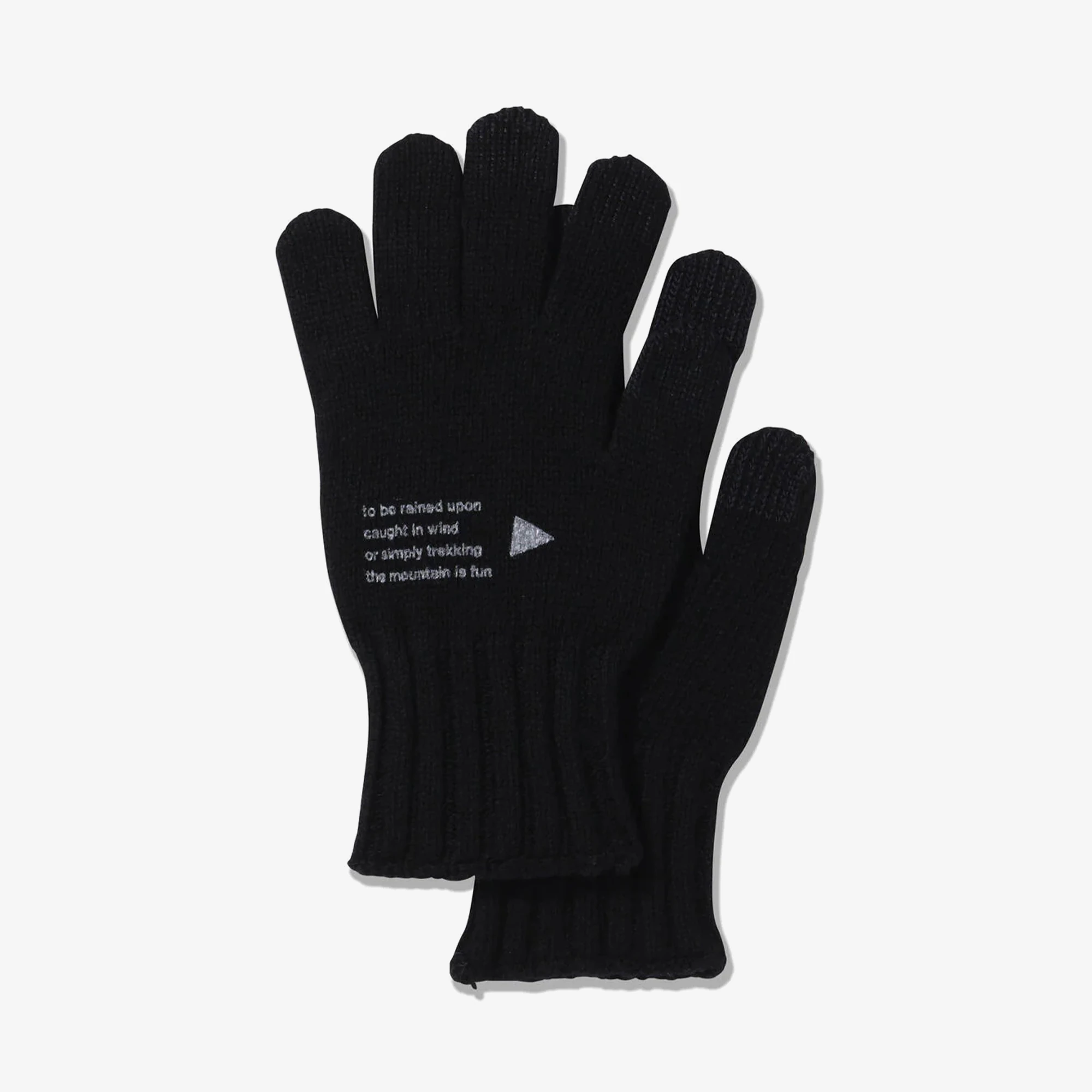 Wool Knit Glove 'Black'