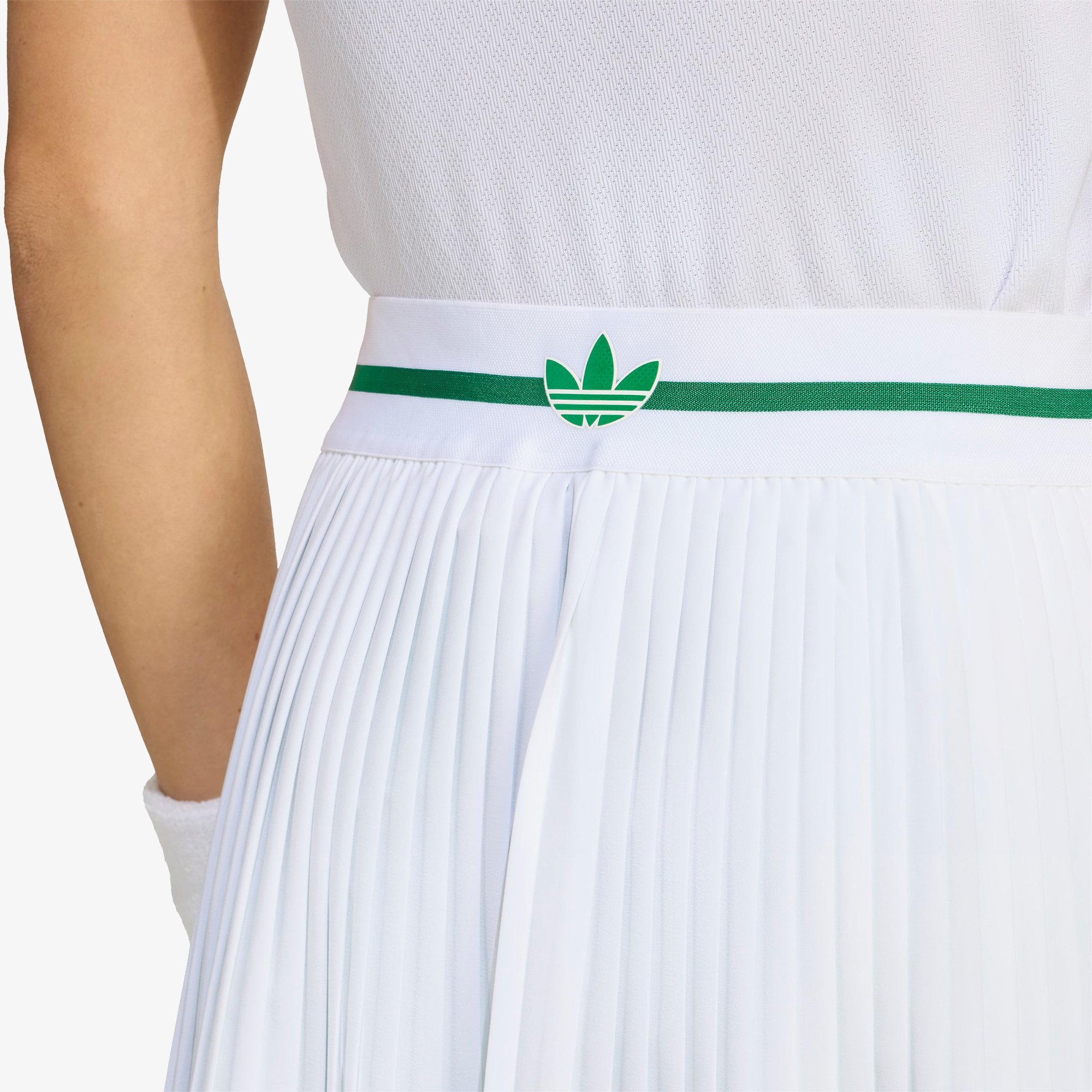 Tennis Pro Climacool Pleated Skirt 'White'