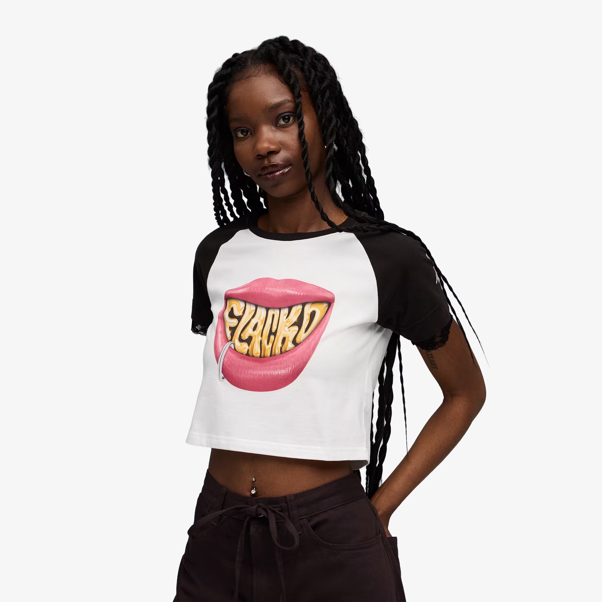 PUMA X A$AP ROCKY Flacko Smile Baby Tee 'White Black'