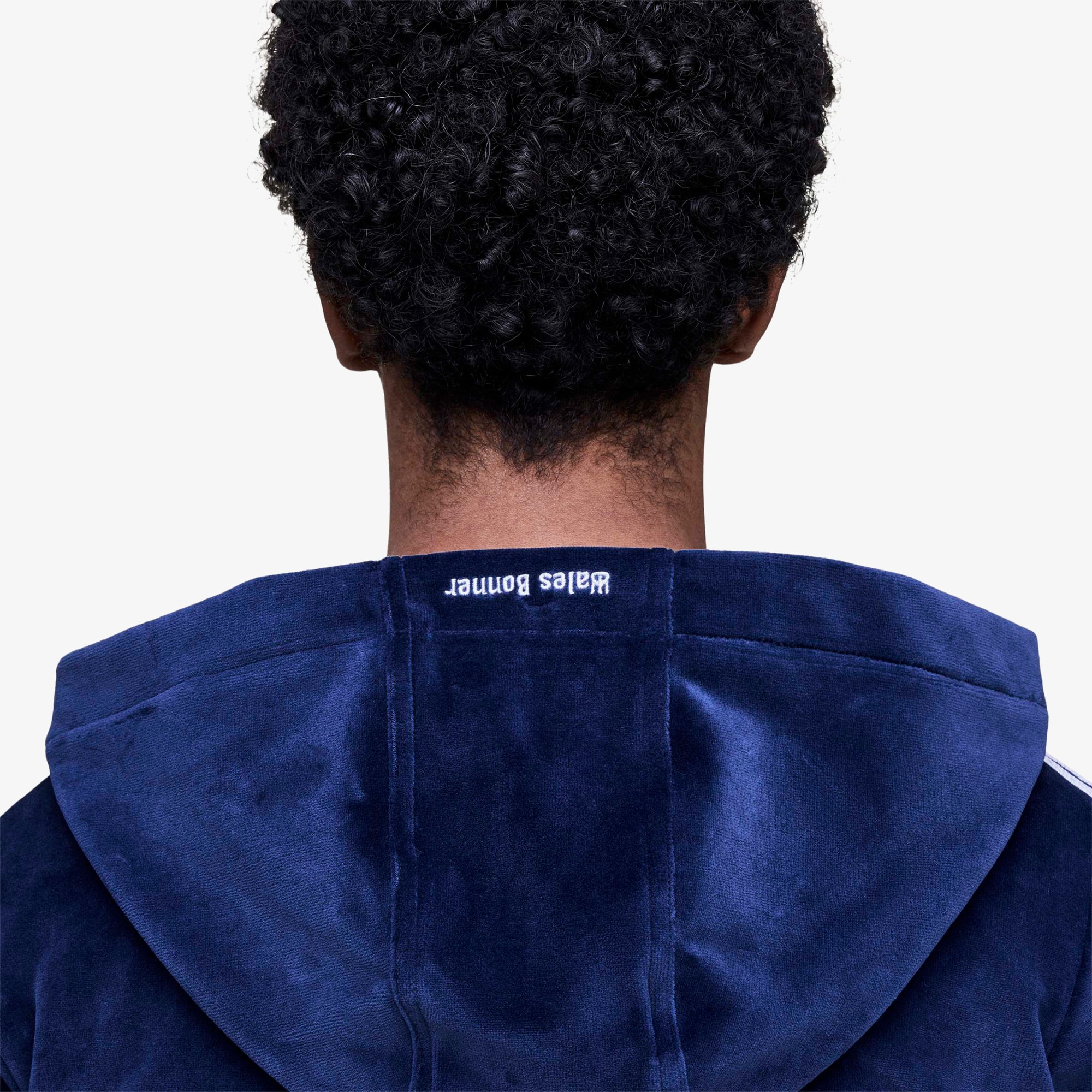 Wales Bonner x adidas Velour Track Jacket 'Collegiate Navy'
