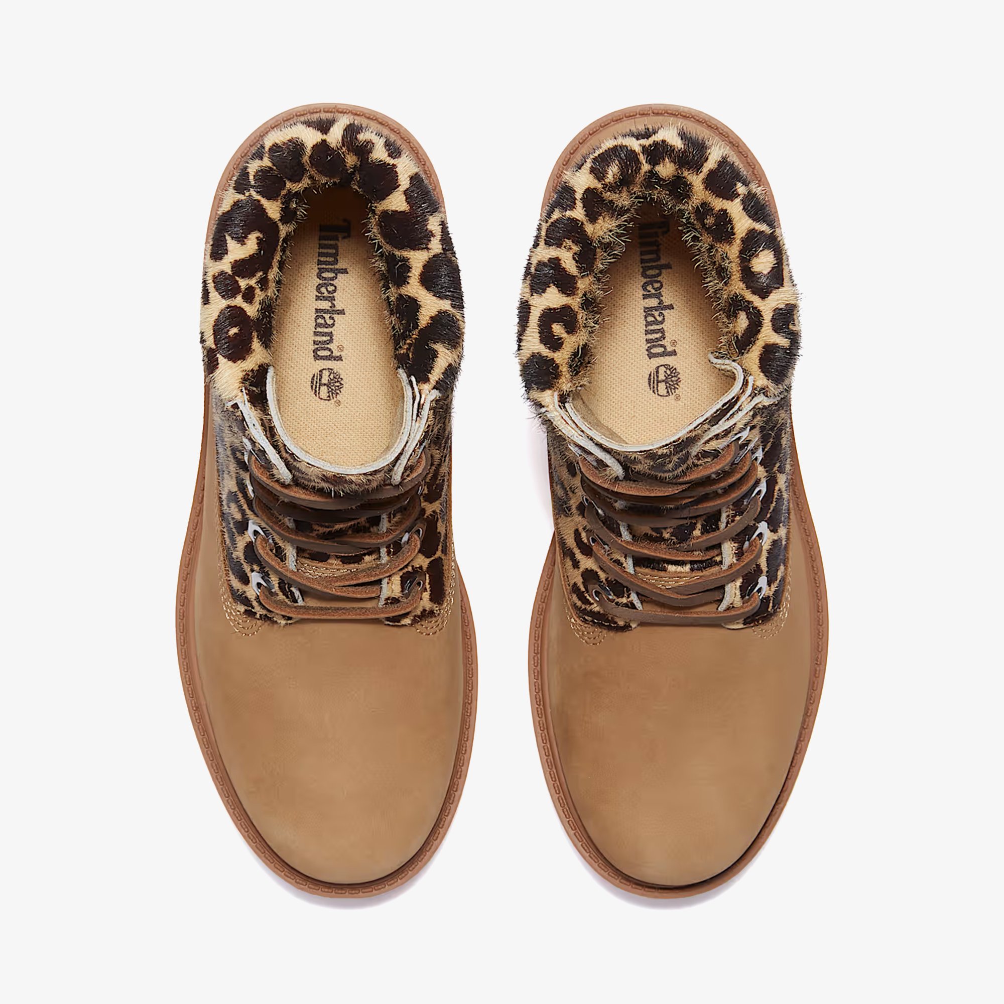 Premium 6 Inch Leopard Pattern Boot 'Beige'