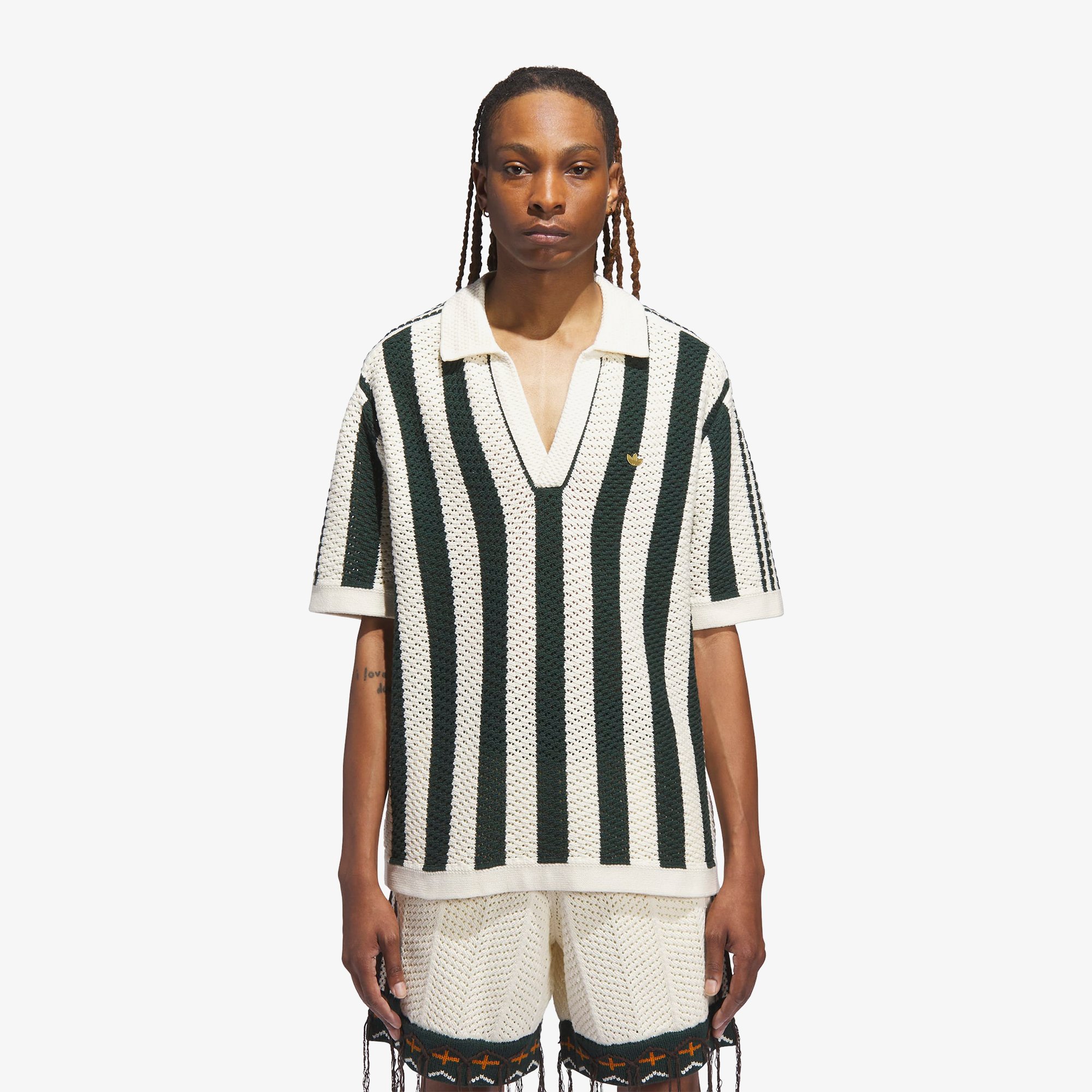 adidas x Clot Pique Polo by Edison Chen 'Green Night'