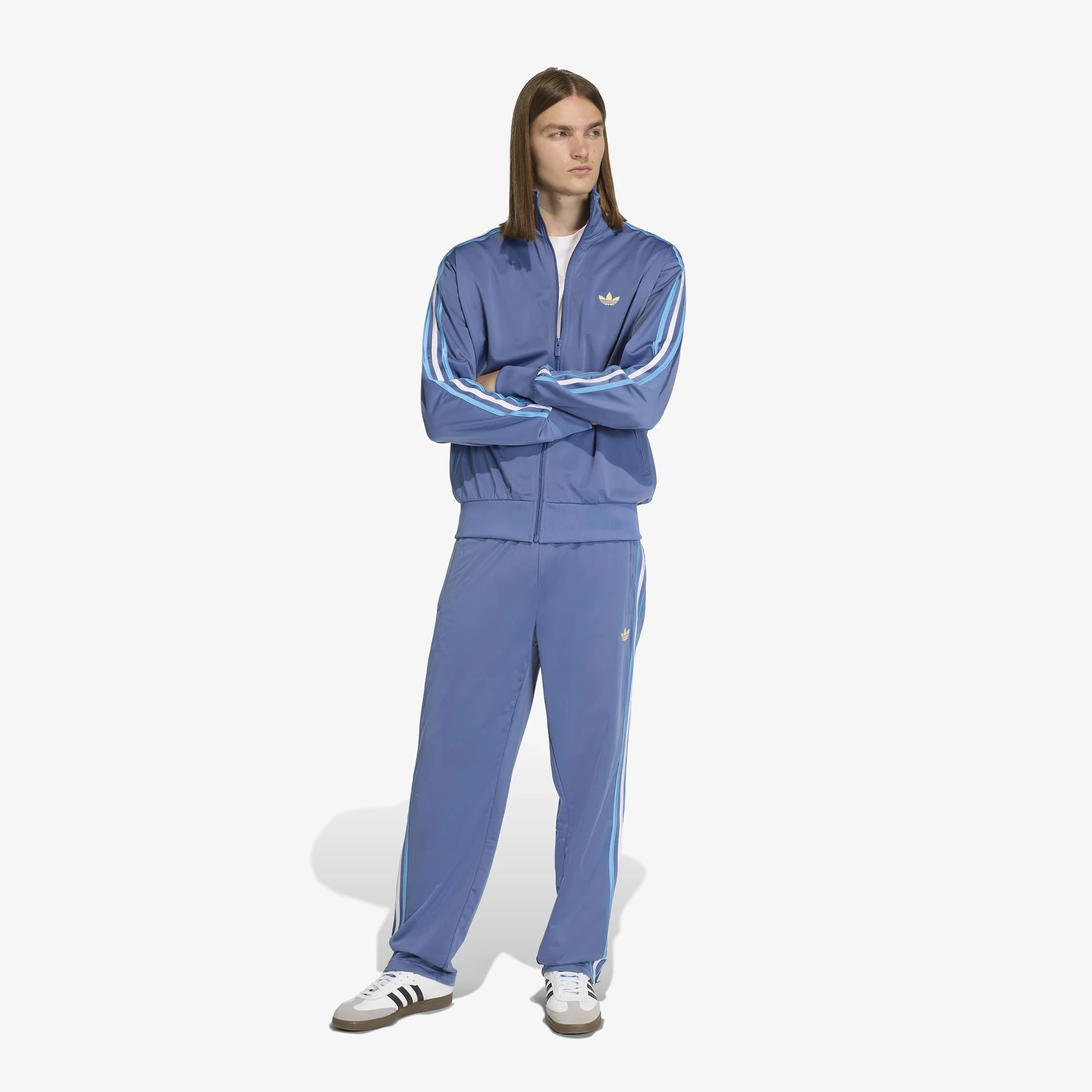 adidas Firebird Track Top 'Crew Blue' - WUNDER