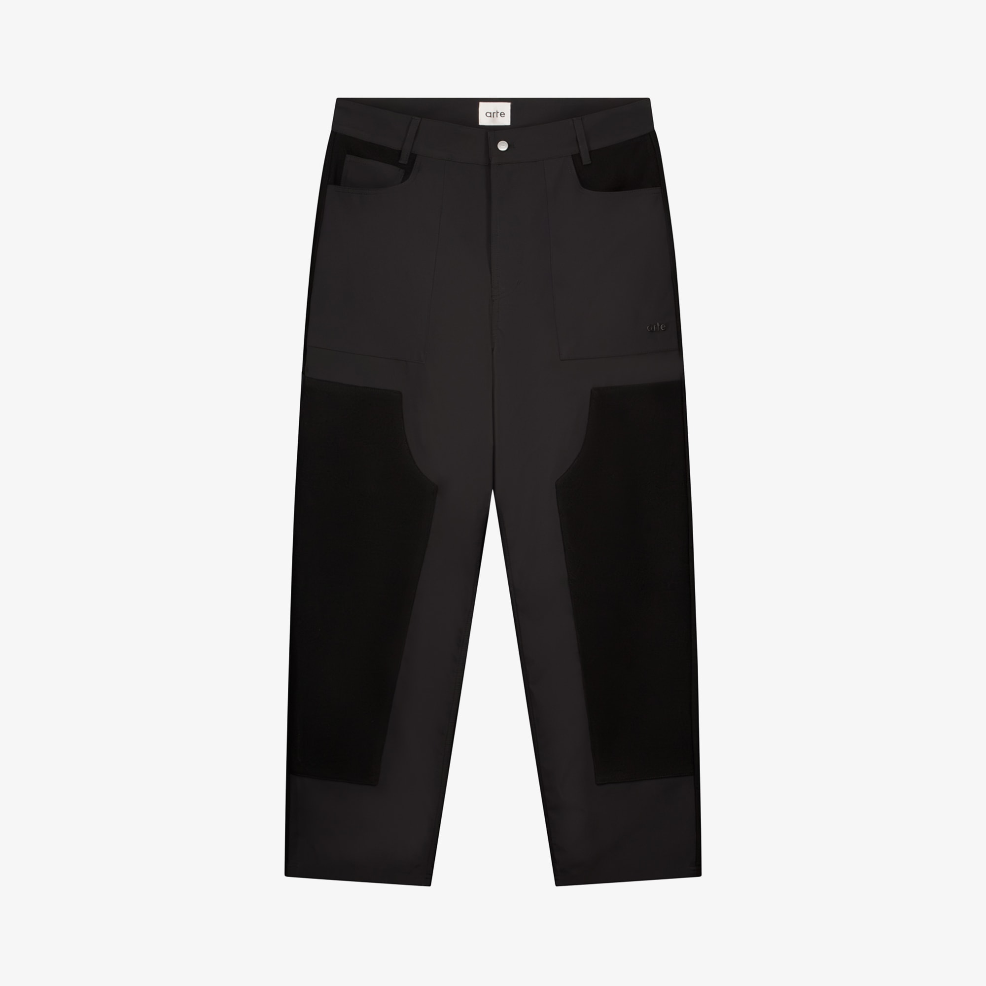 Nylon/Wool Combo Pants 'Black'