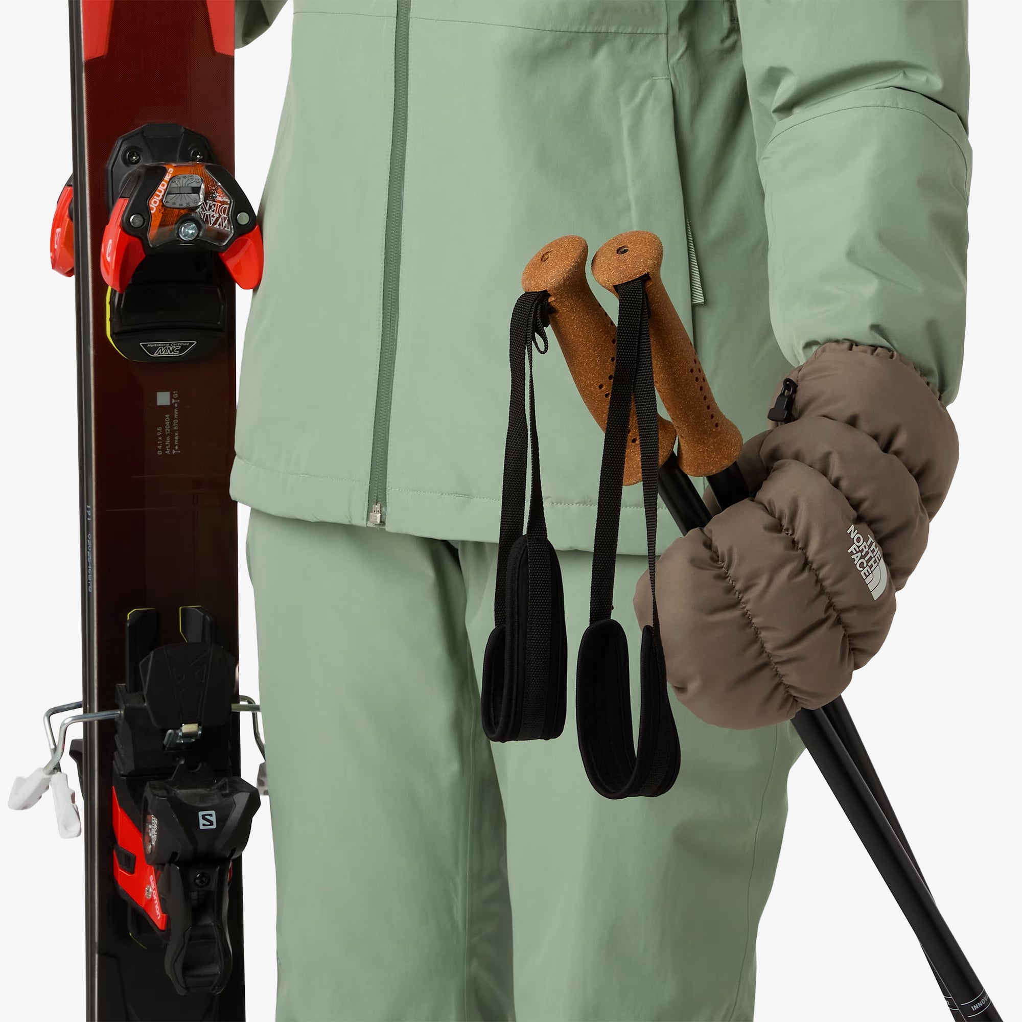 Montana Puffer Mitt 'Medium Grey'