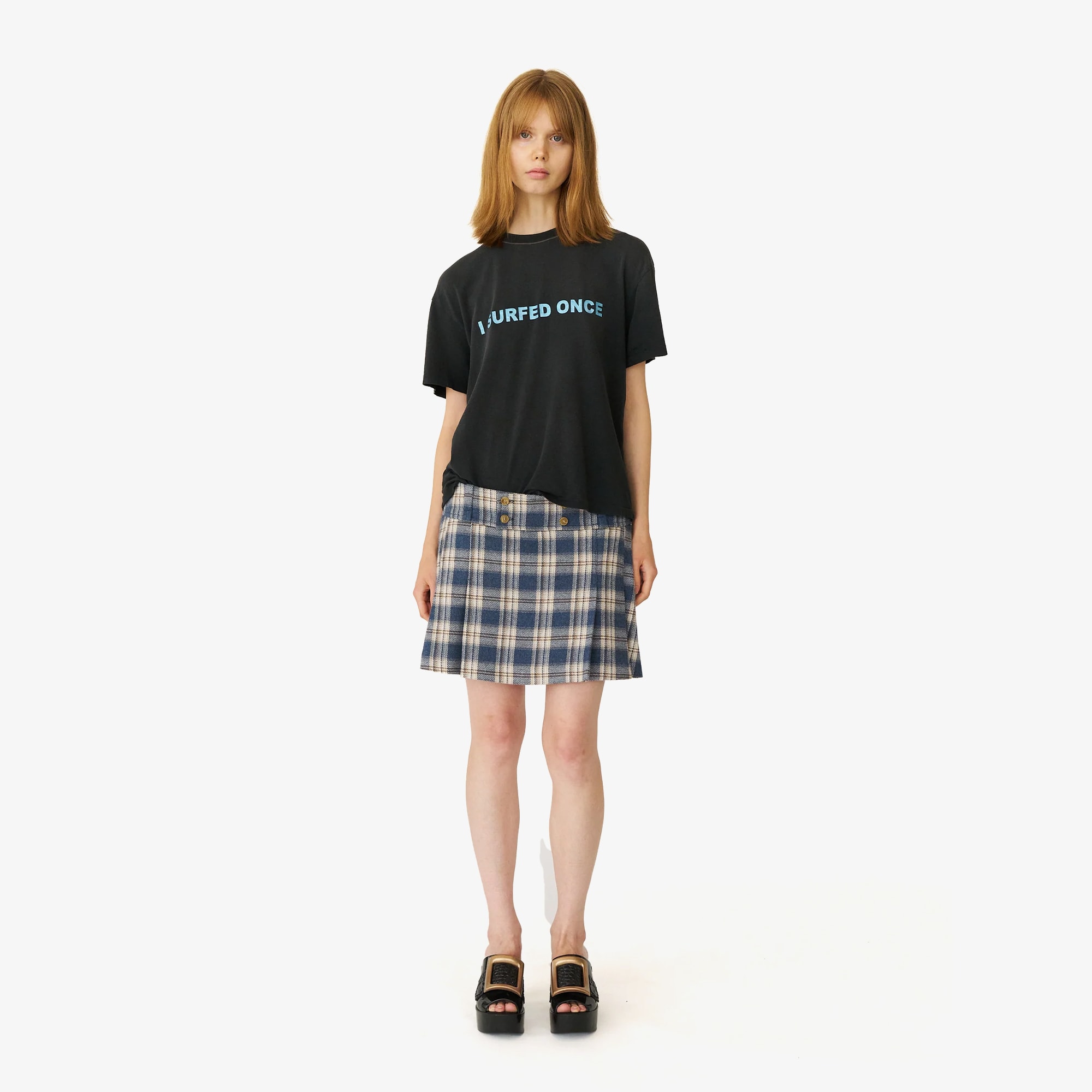 Glitter Printed T-Shirt 'Black'