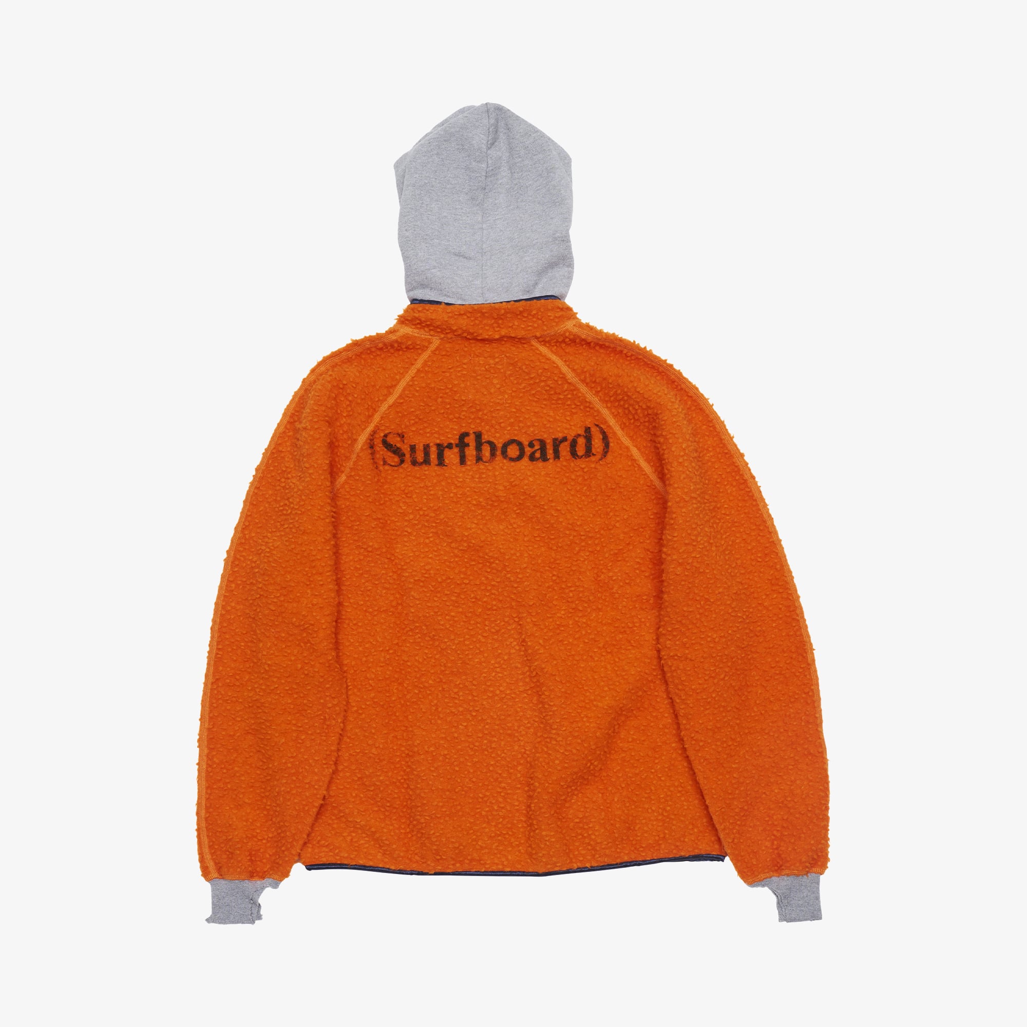 Wool Pile Hoodie 'Orange'