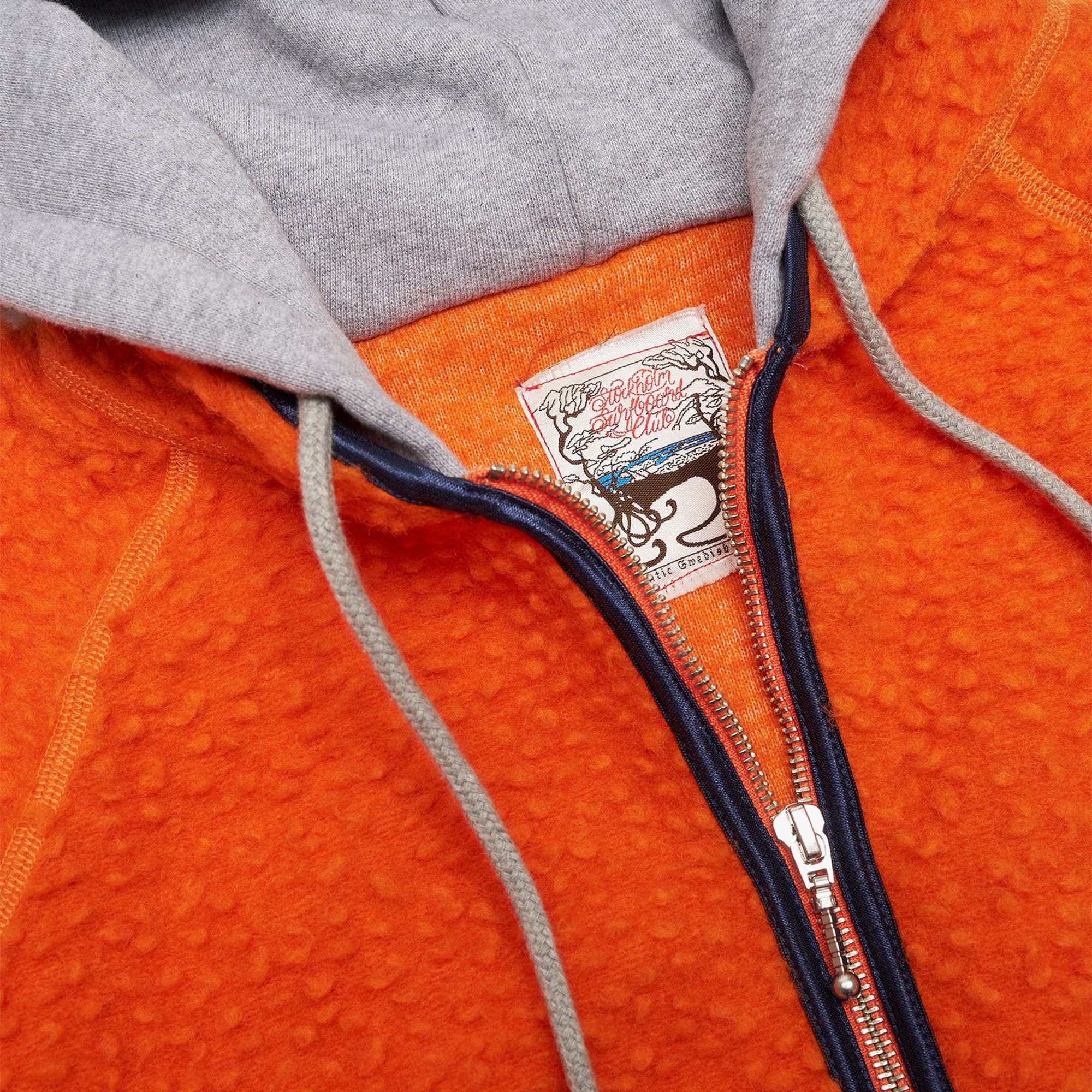 Wool Pile Hoodie 'Orange'