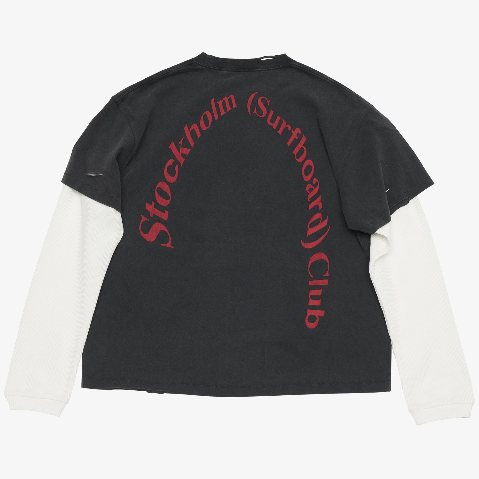 Back Logo Layered Tee 'Black'
