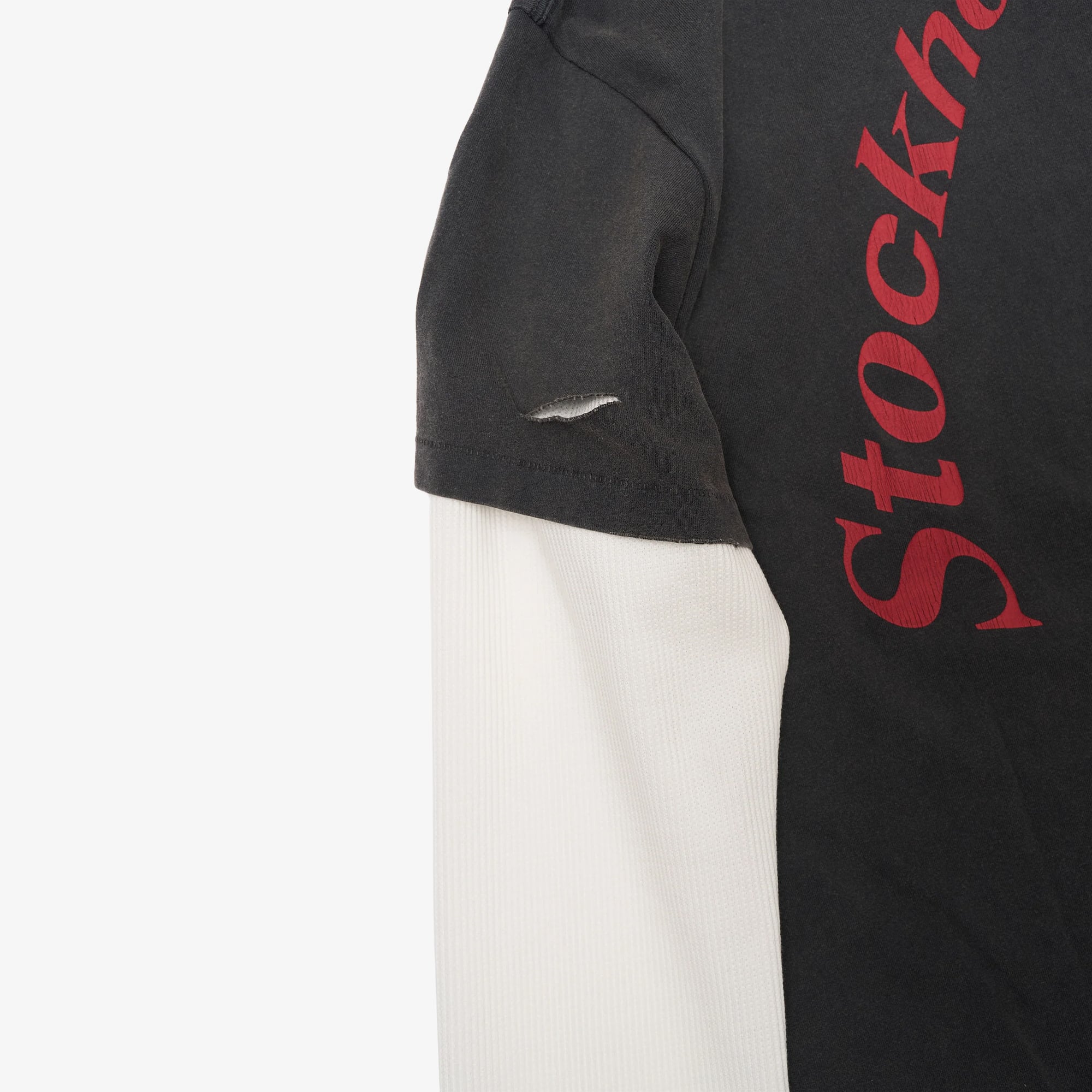 Back Logo Layered Tee 'Black'