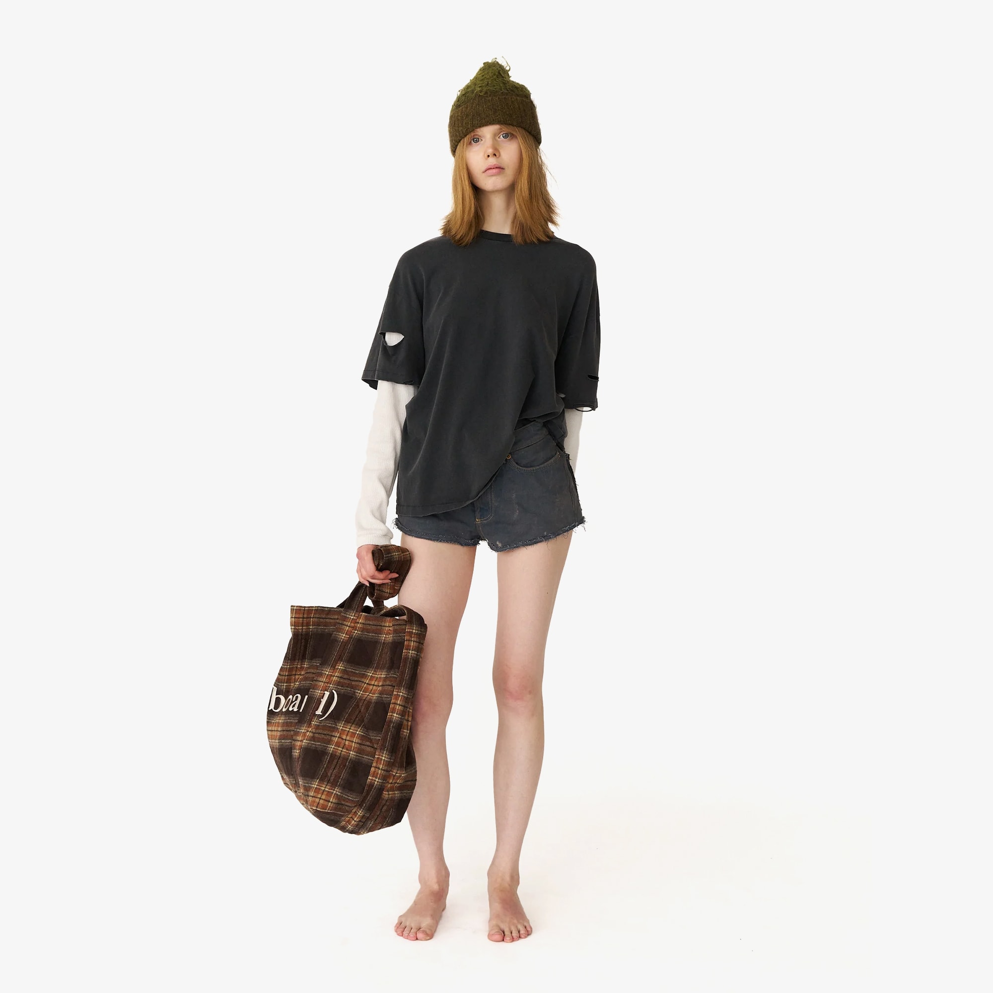 Back Logo Layered Tee 'Black'