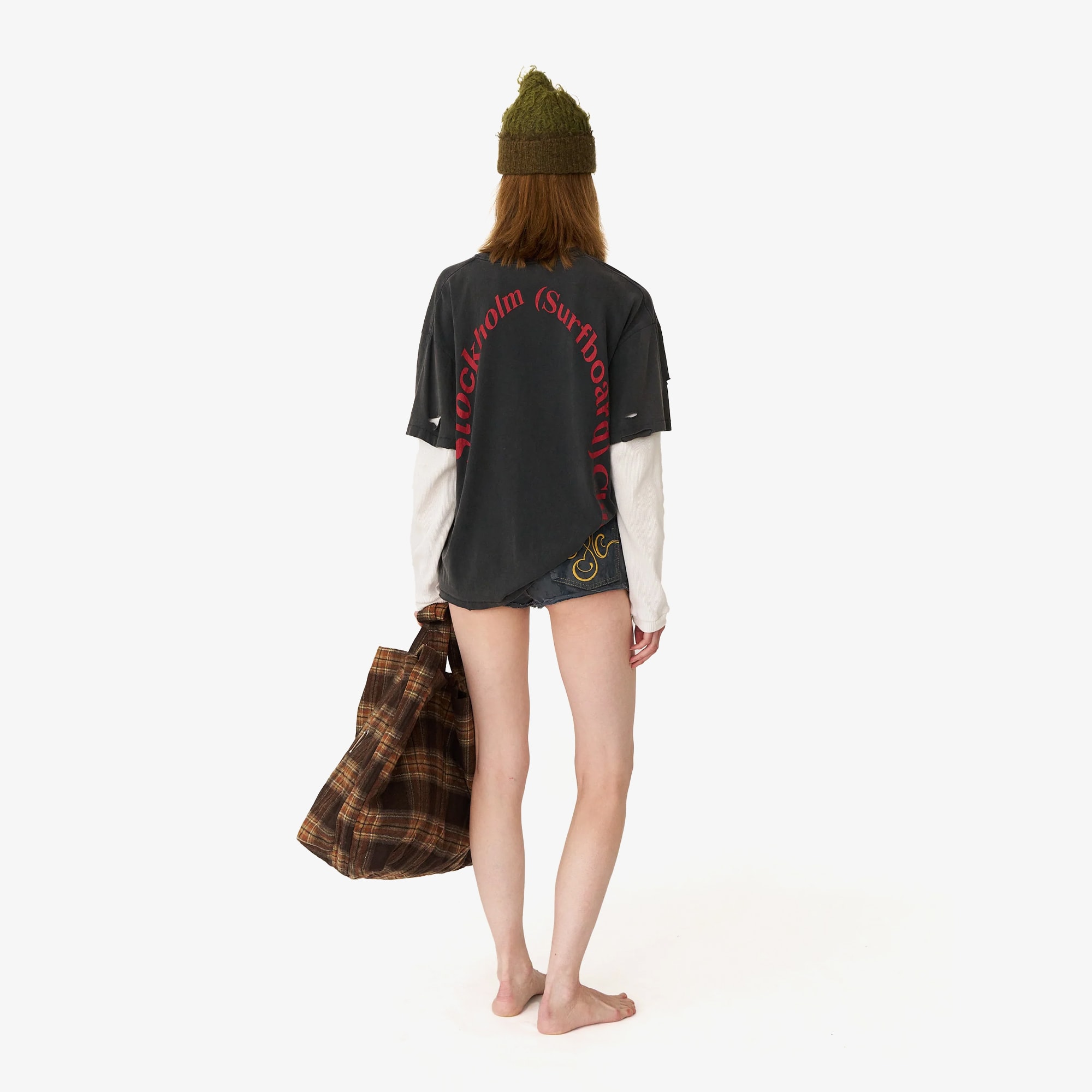 Back Logo Layered Tee 'Black'