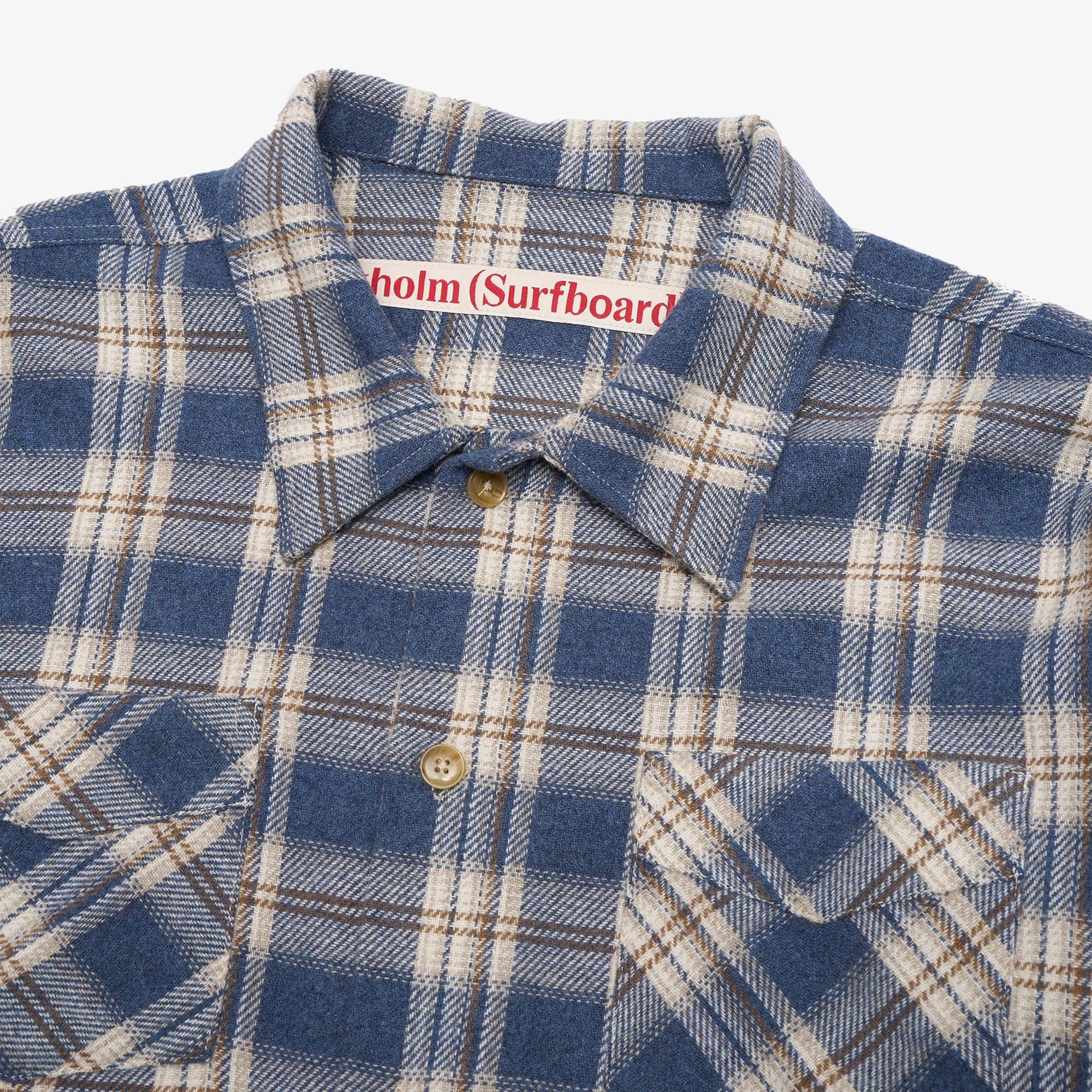 Flannel Overshirt 'Blue'