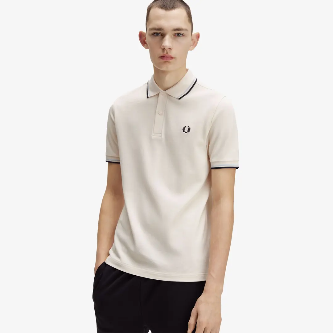 Fred Perry Twin Tipped Shirt 'Silky Peach' - WUNDER