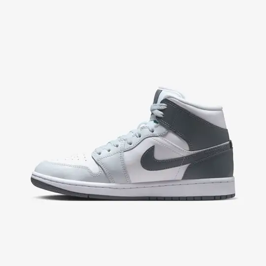 Air Jordan 1 Mid 'White Smoke Grey' (W) - Görsel 3