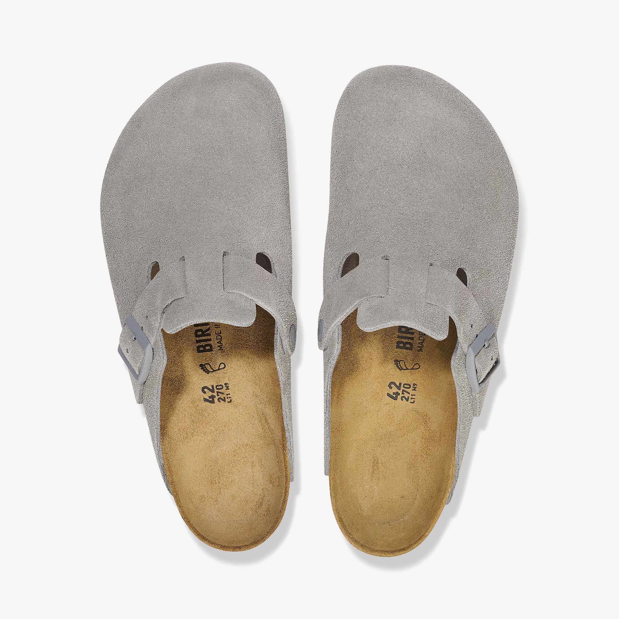 Boston Suede Leather 'Stone Coin'