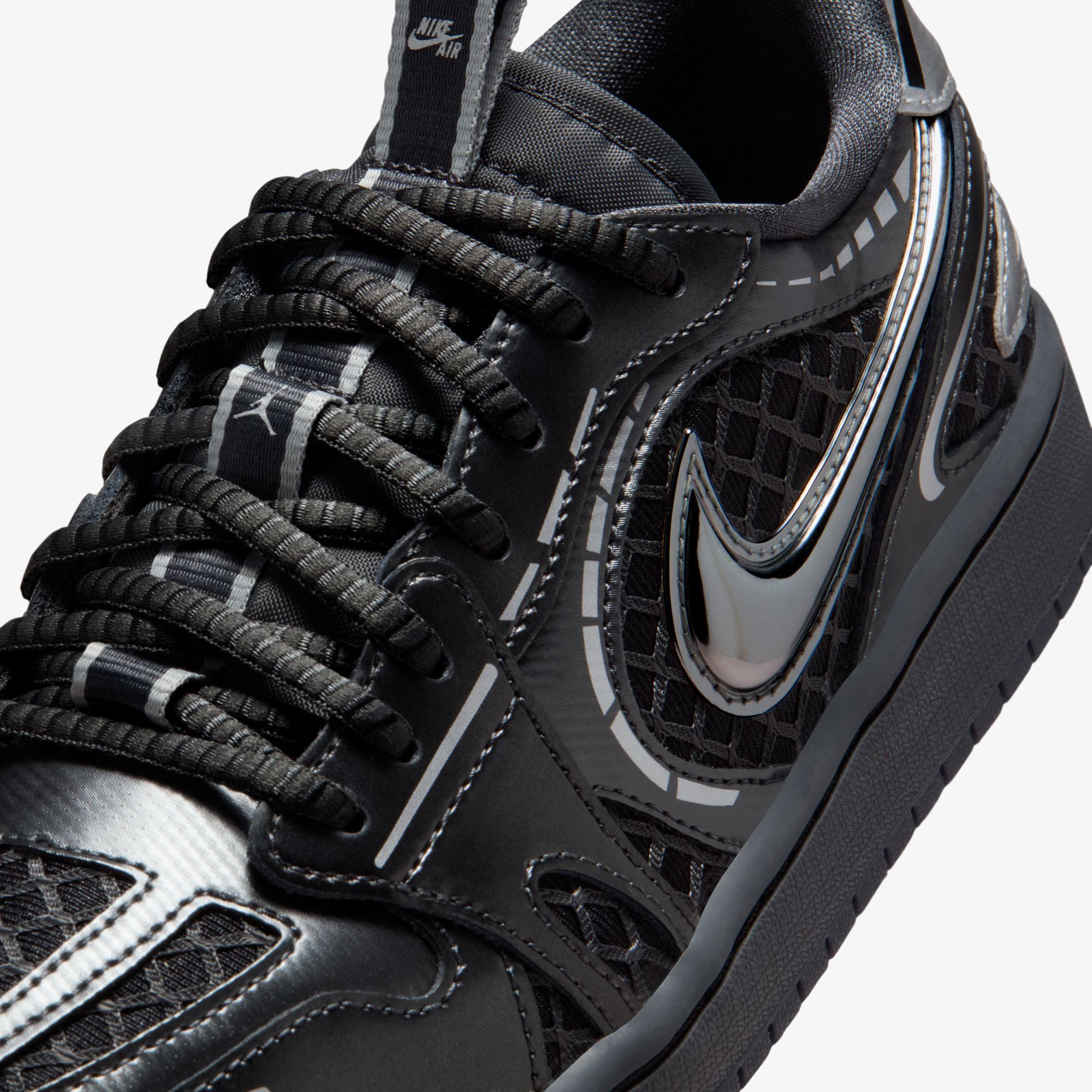 Air Jordan 1 Low Method of Make V3 'Black Metallic Silver' (W)