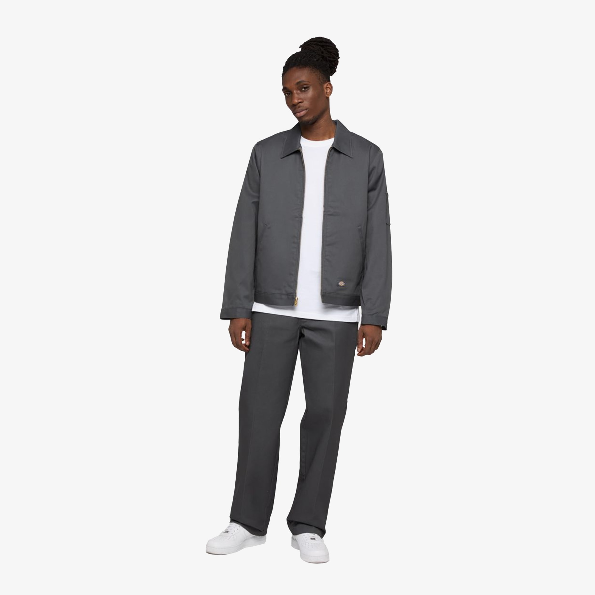 Lined Eisenhower Jacket Rec 'Charcoal Grey'
