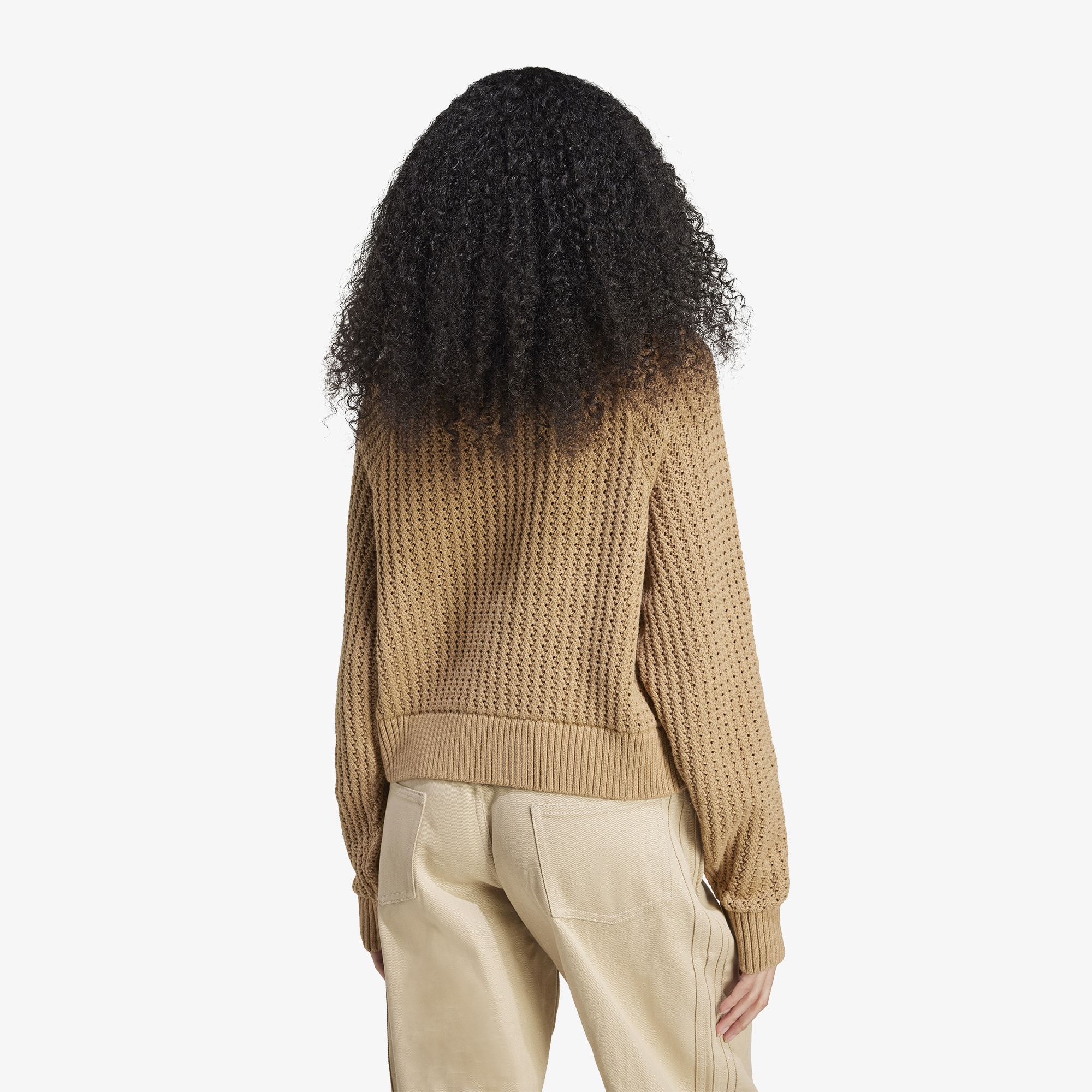 Adicolor Knitted Crew Sweatshirt 'Cardboard'