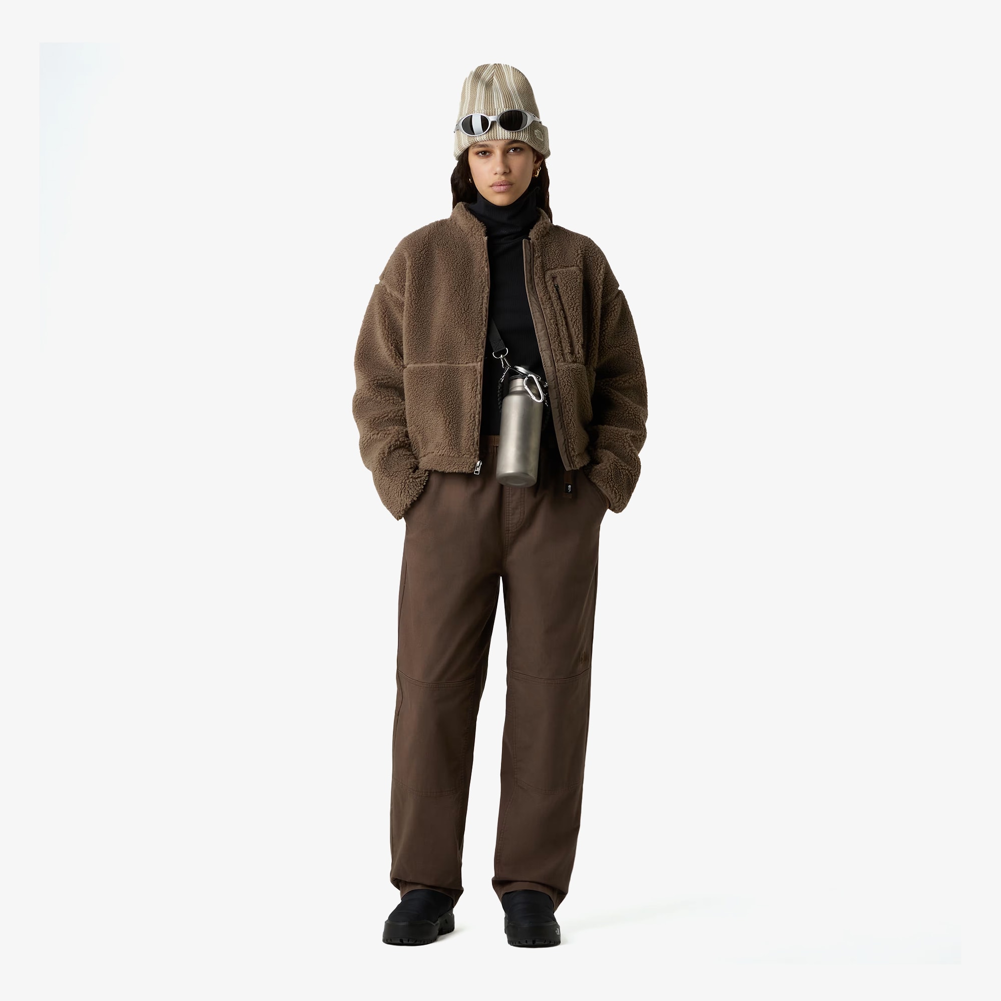 Extreme Pile 2 Full Zip Jacket 'Mocha Brown'