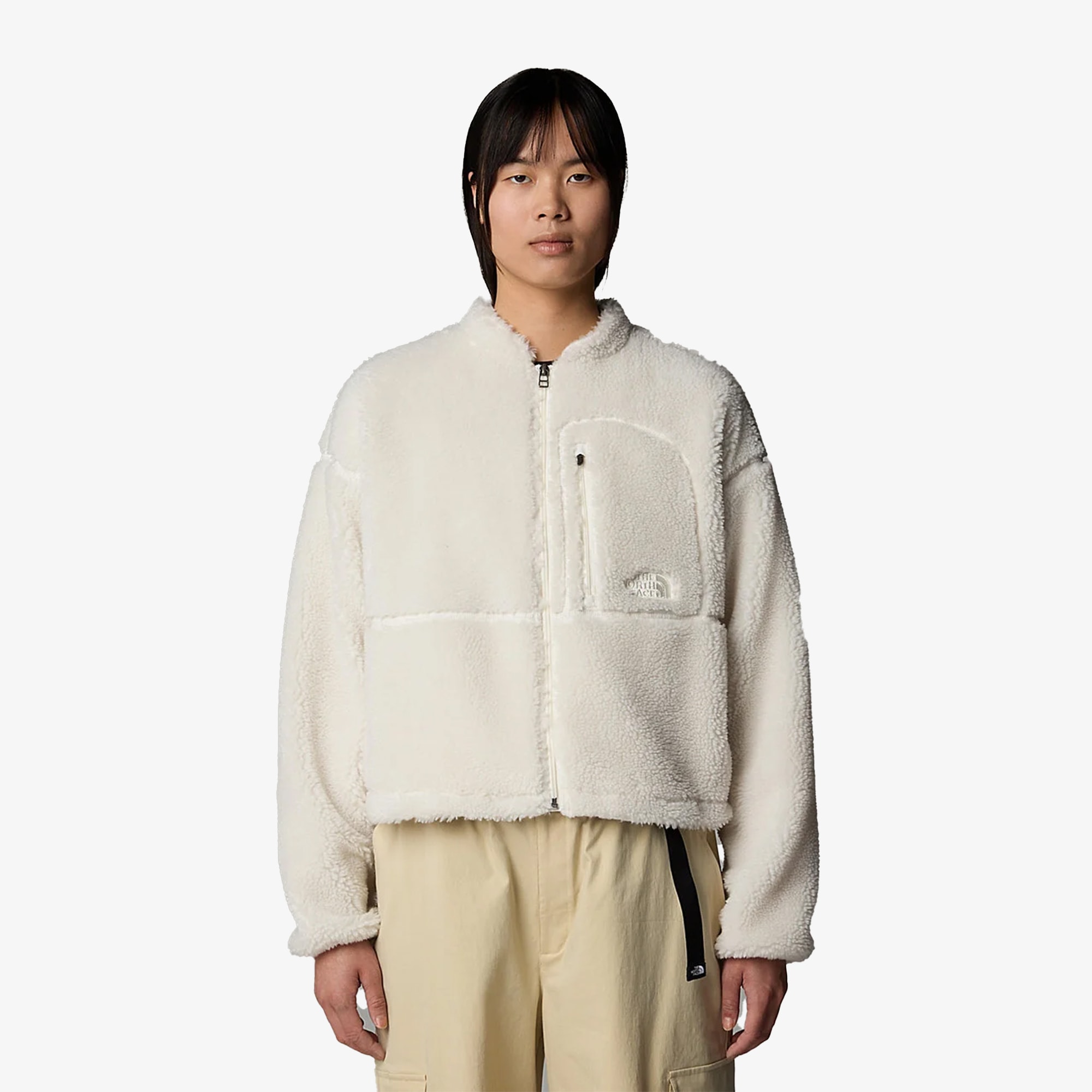 Extreme Pile 2 Full Zip Jacket 'White Dune'