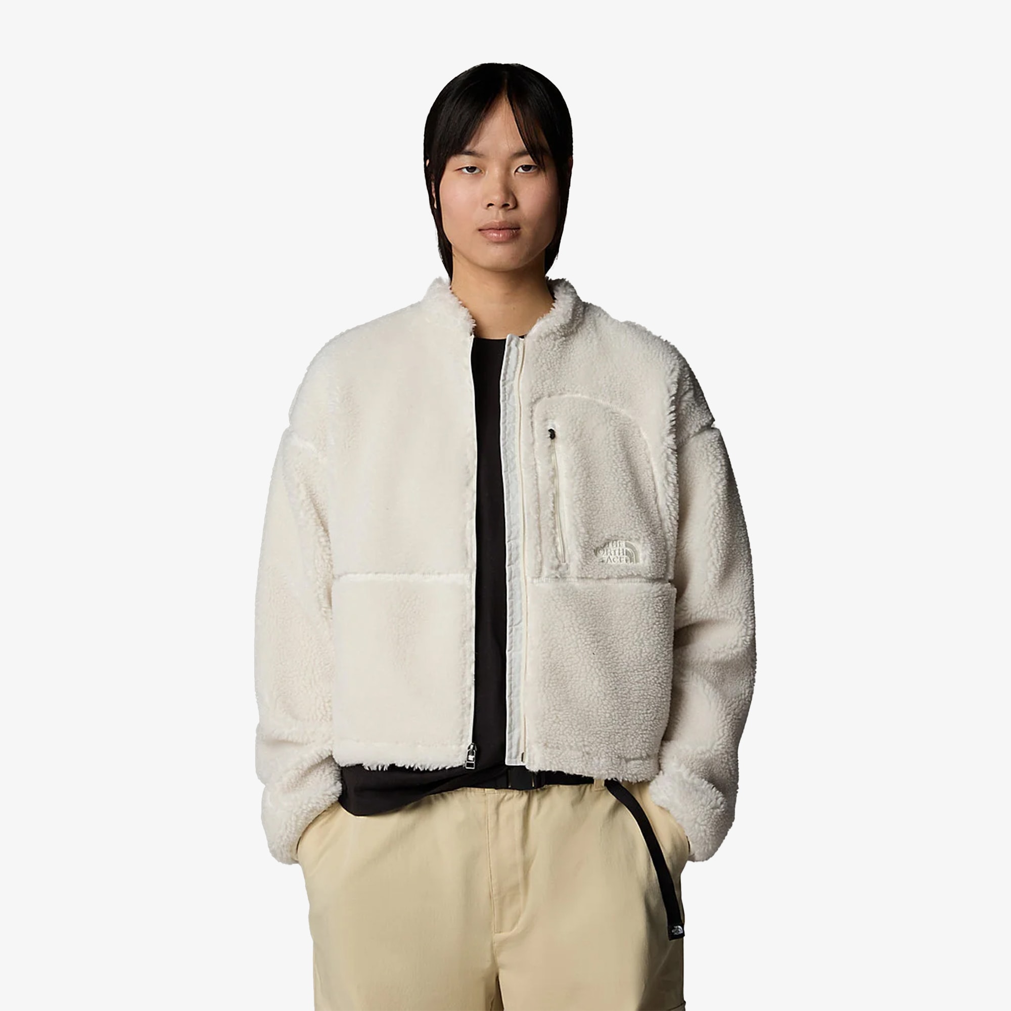 Extreme Pile 2 Full Zip Jacket 'White Dune'