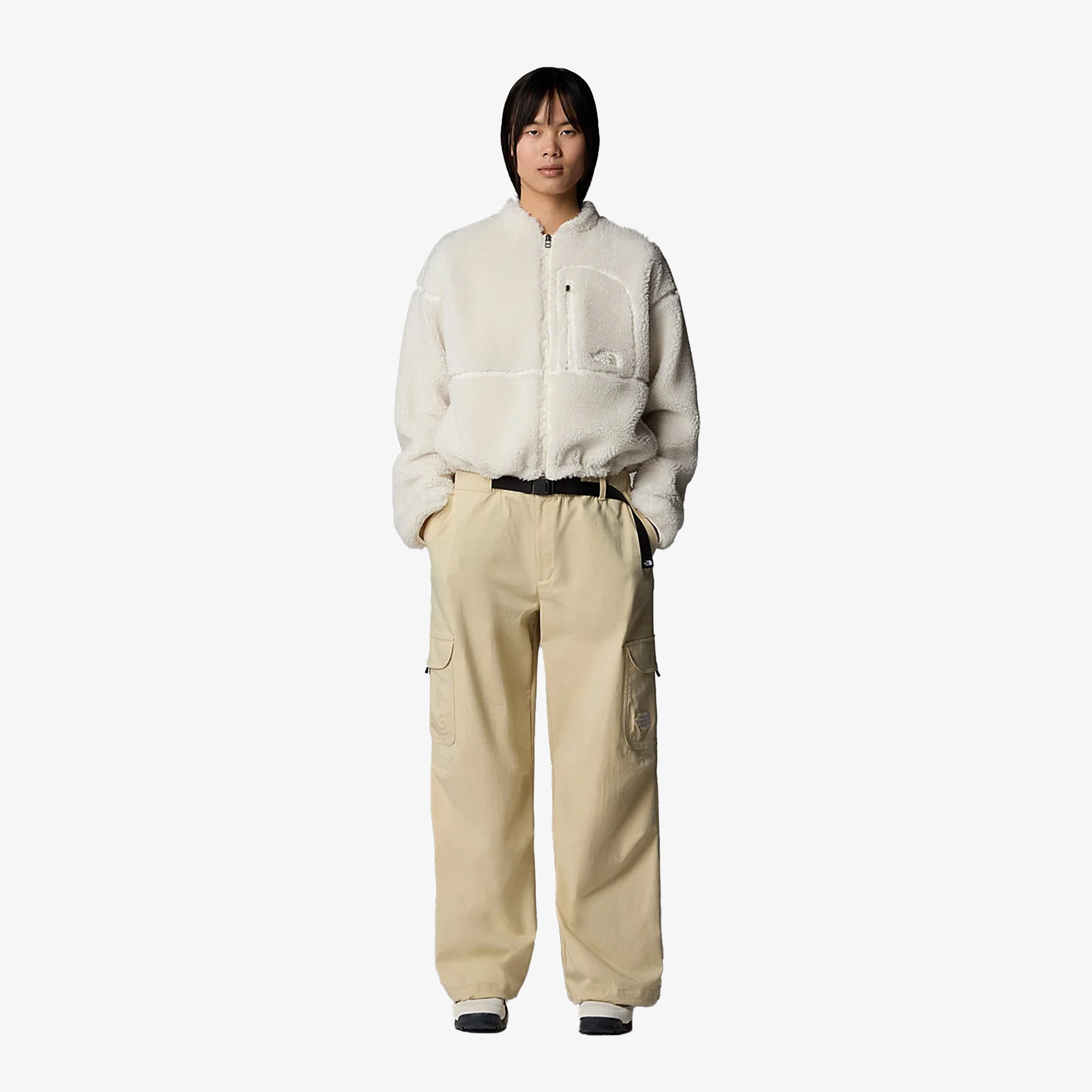 Extreme Pile 2 Full Zip Jacket 'White Dune'
